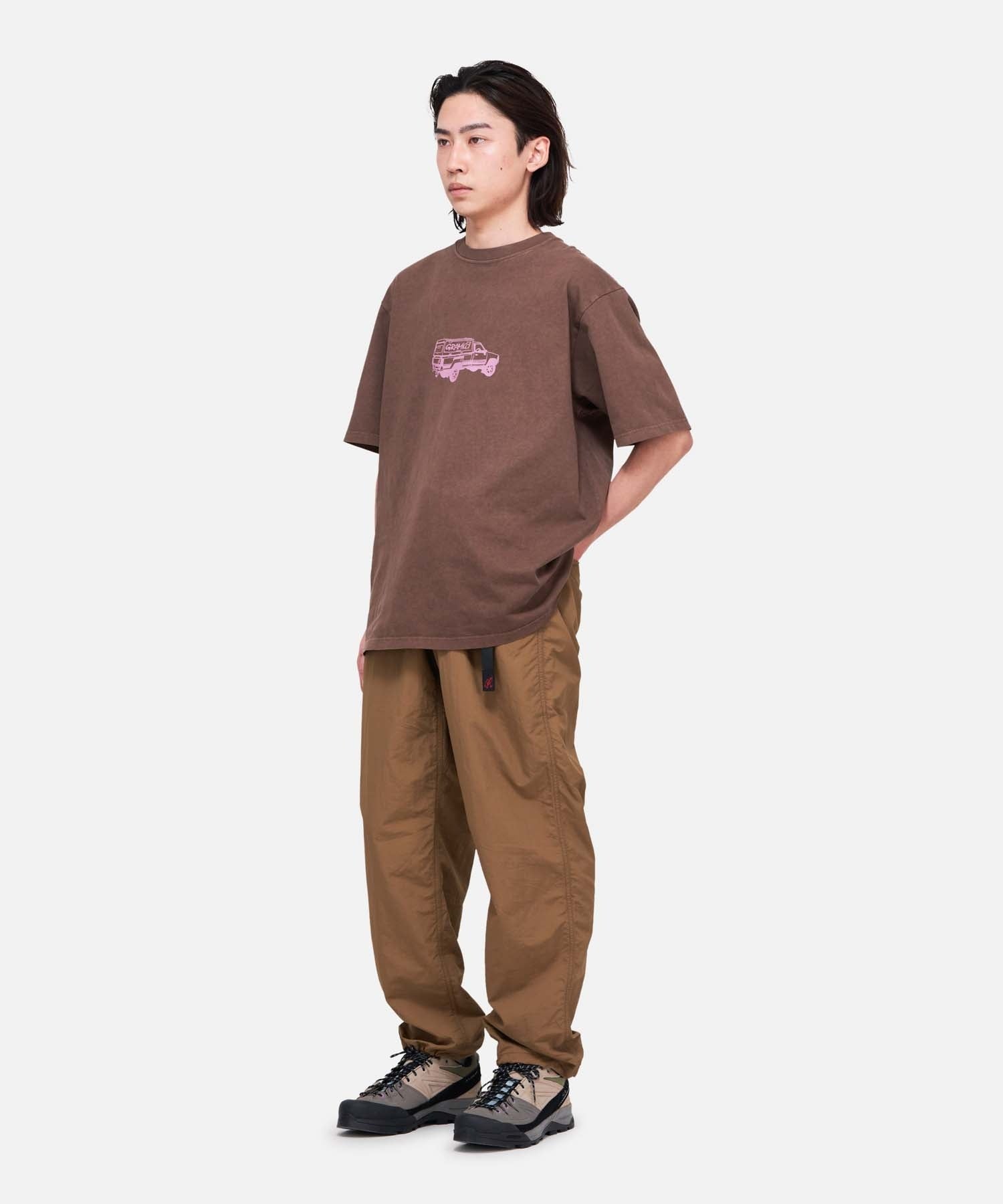 Gramicci Truck Tee Brown Pigment