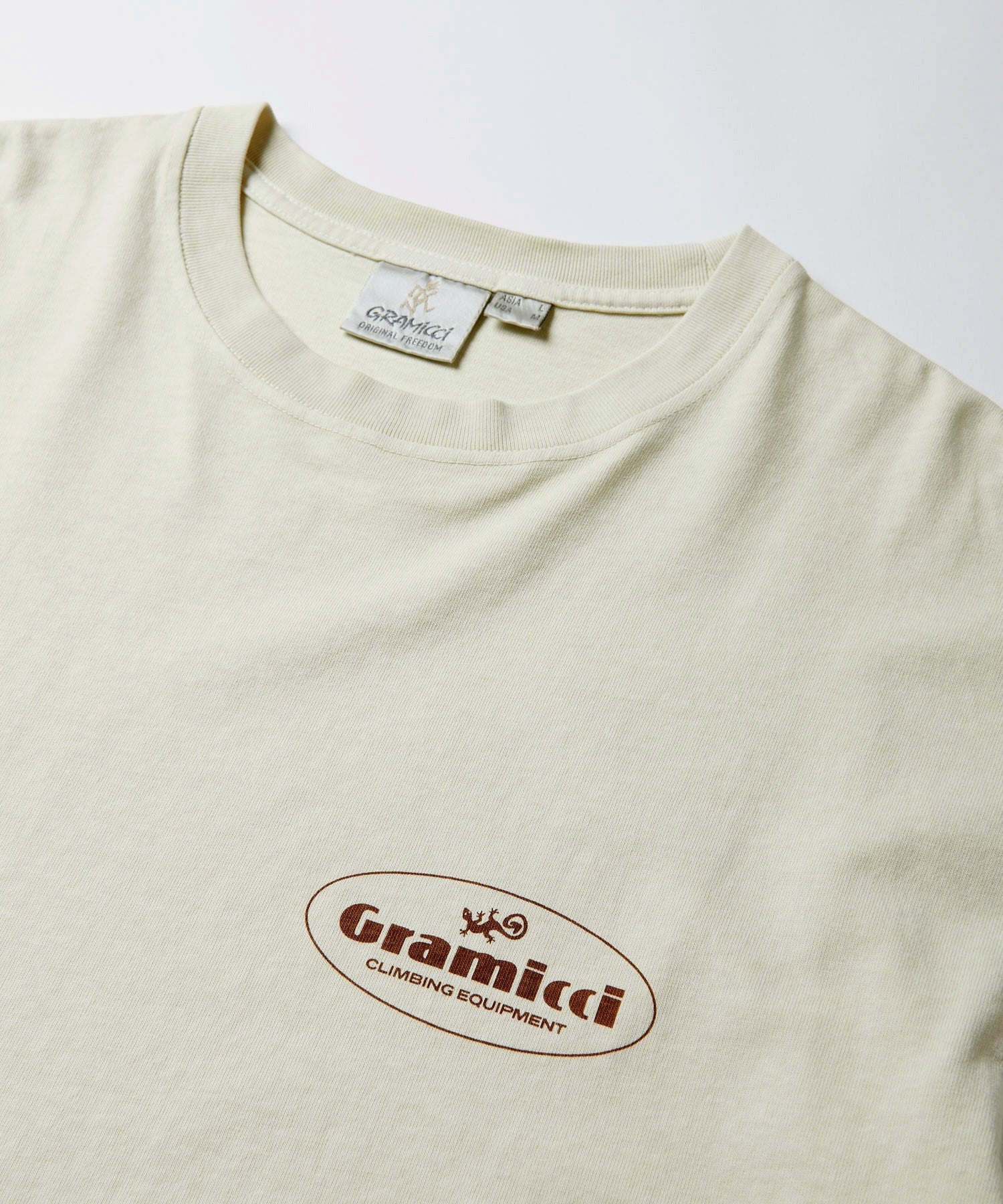Gramicci Climbing Equipment Tee Natural