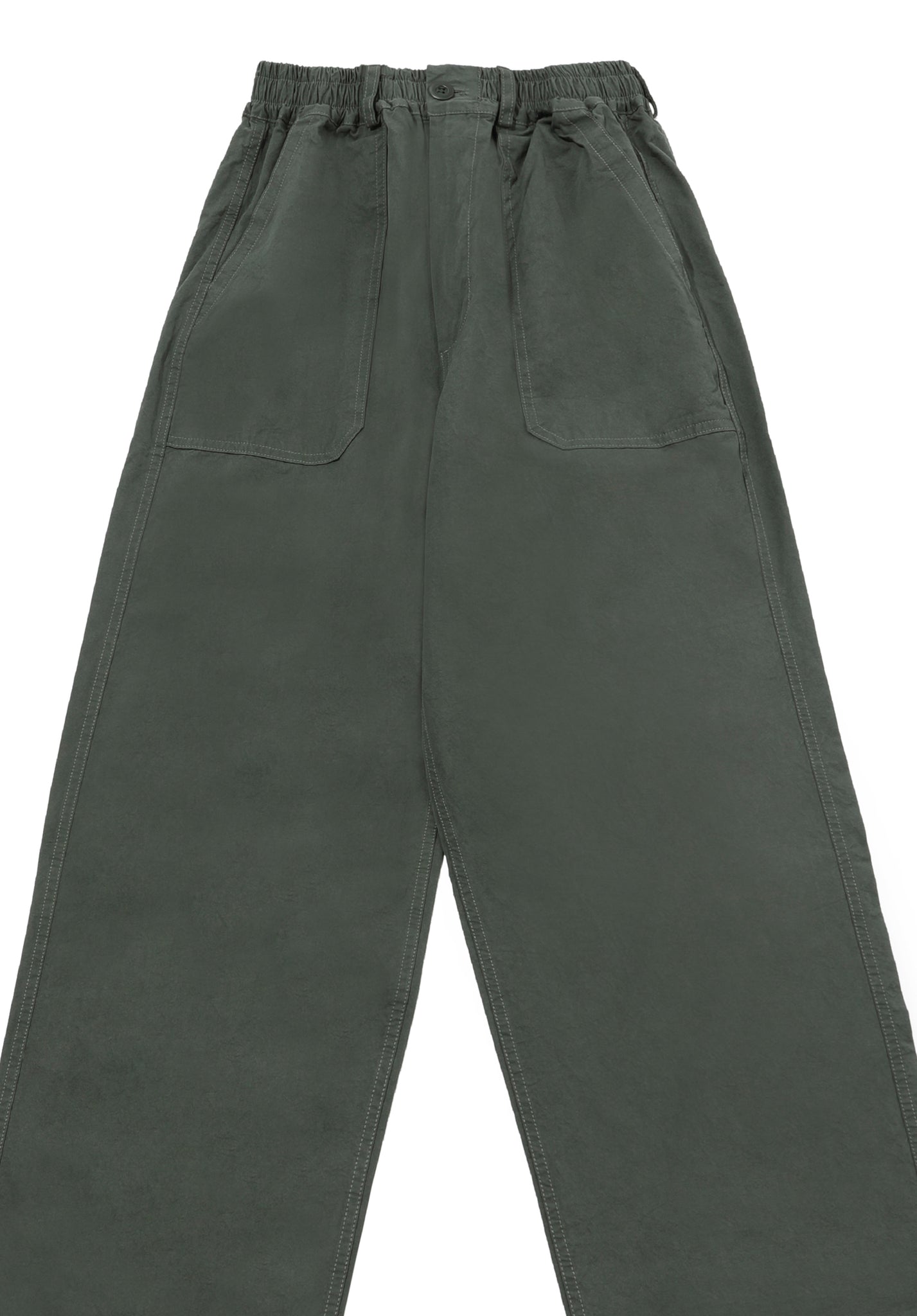 One Tuck Wide Fatigue Pants Khaki