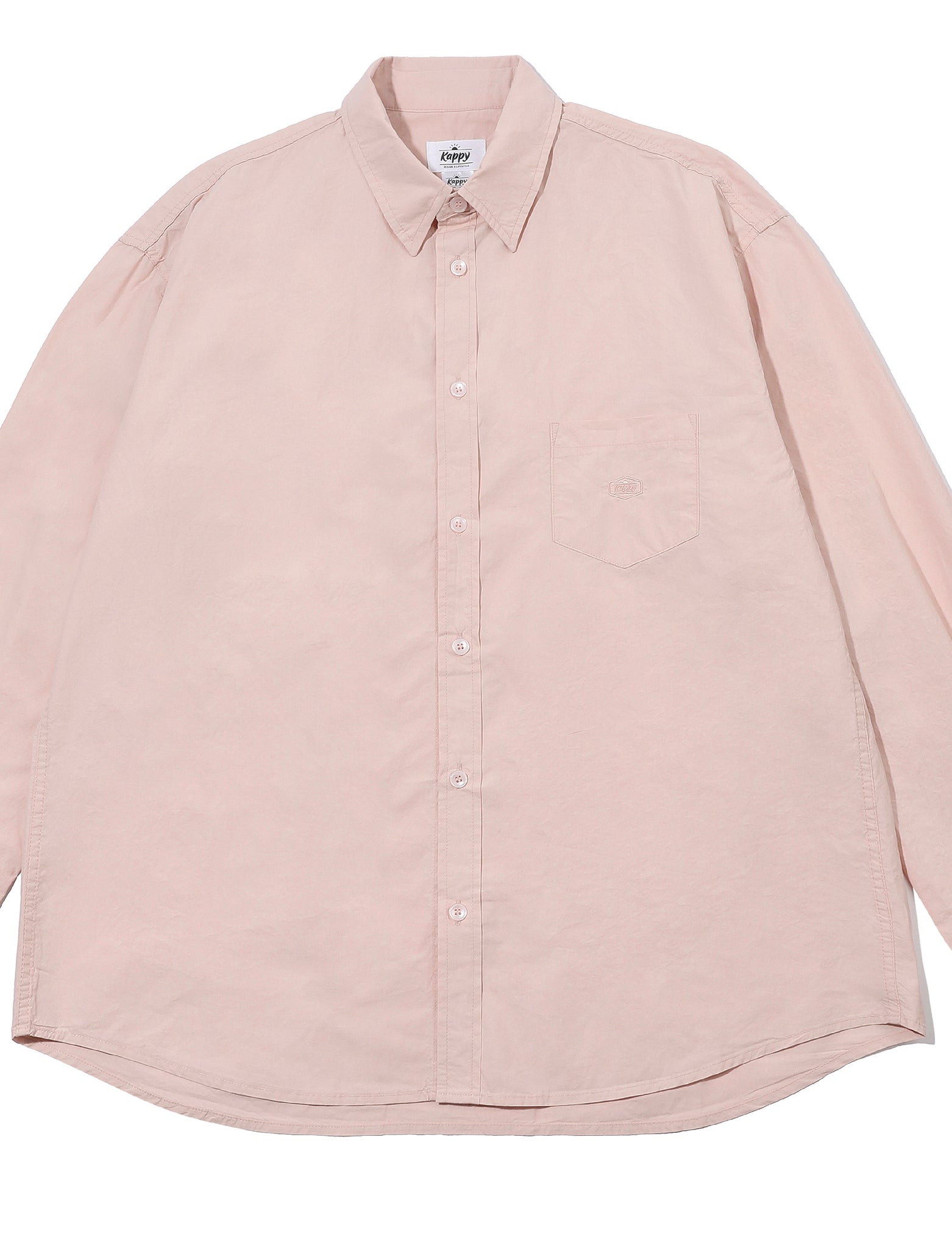 Camicia Relaxed Cotone Rosa
