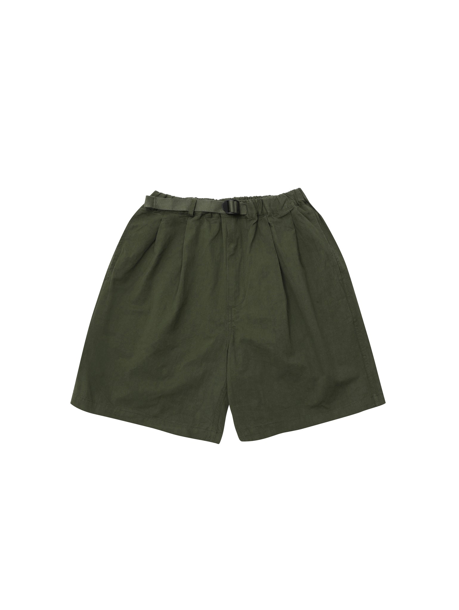 Pantalone Corto Two Tuck Wide Half Pant Khaki