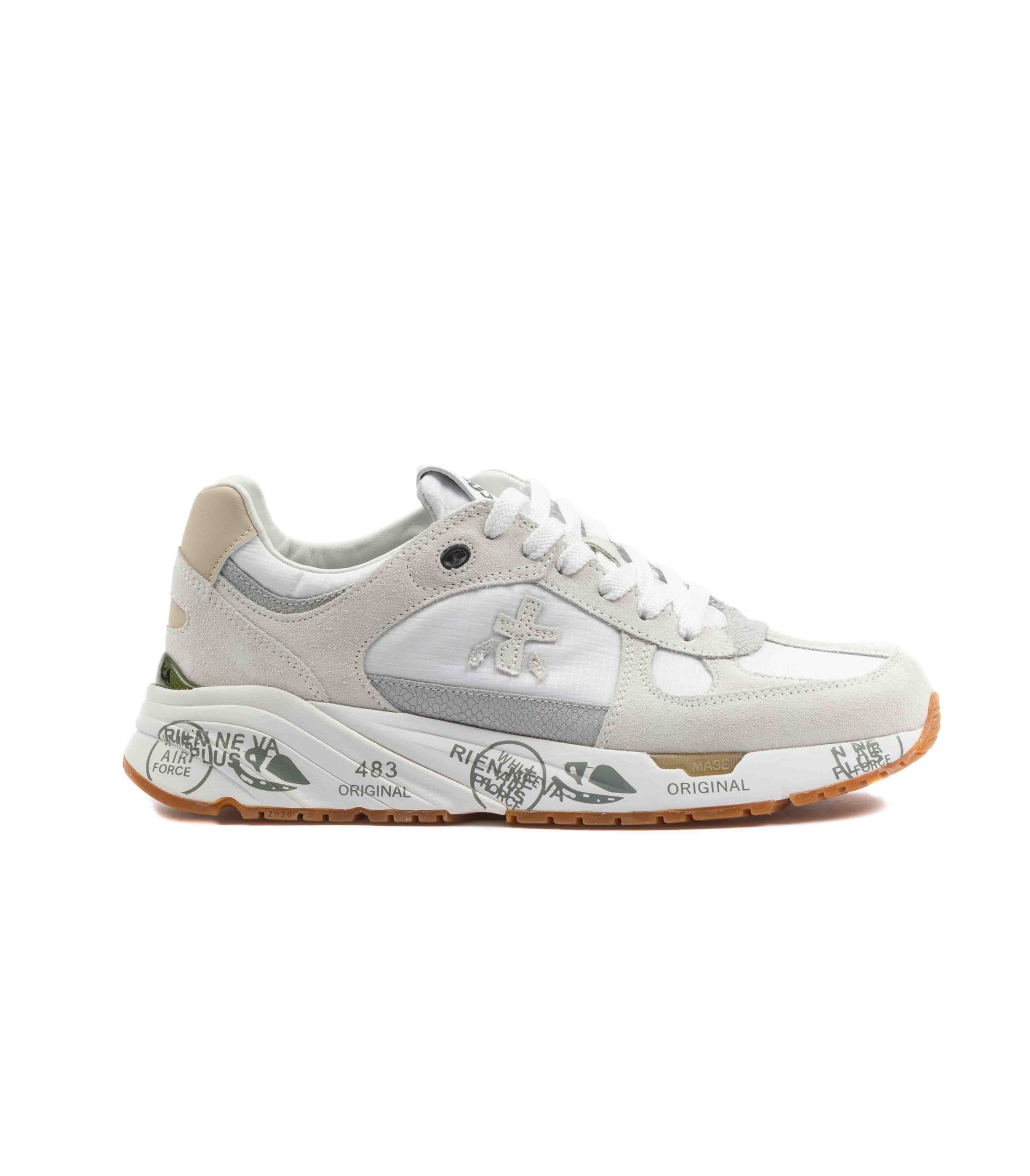 Premiata 5661 Mase Pelle Mesh Bianco Donna