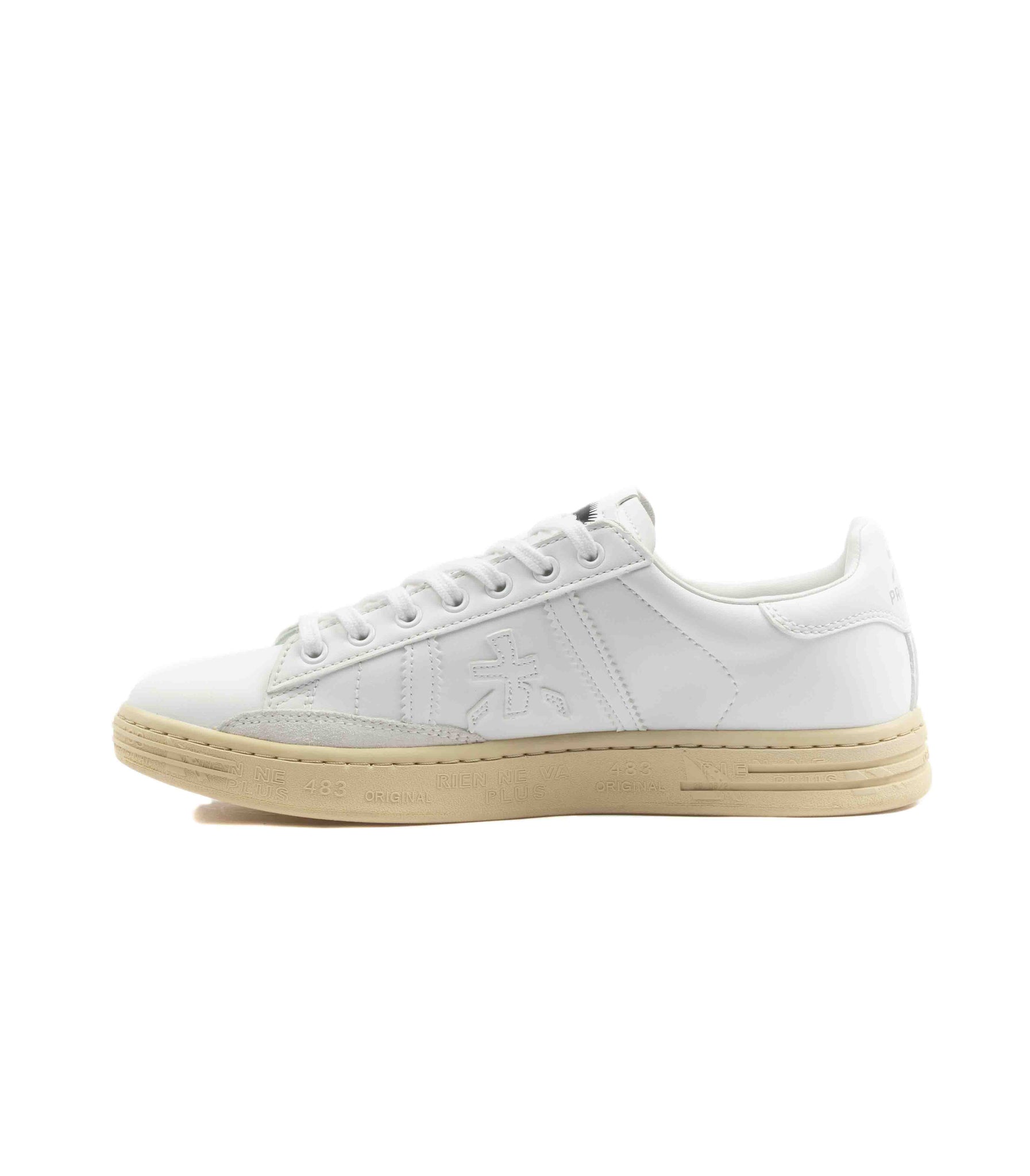 Premiata 7473 Russel Pelle Bianca Uomo