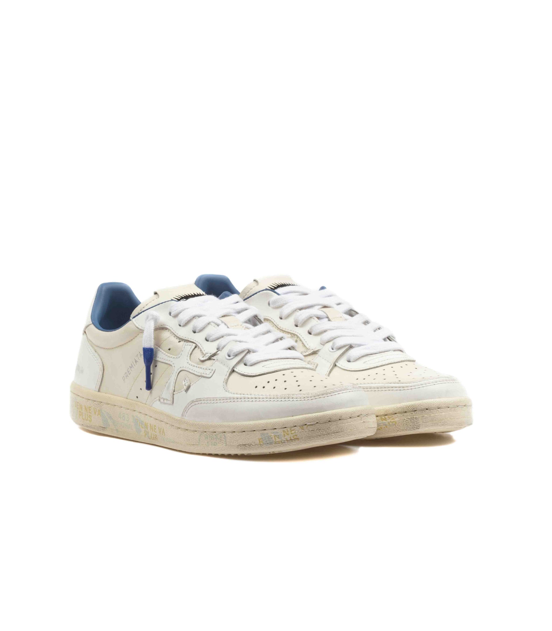 Premiata 7515 Basket Clay Bianco Uomo