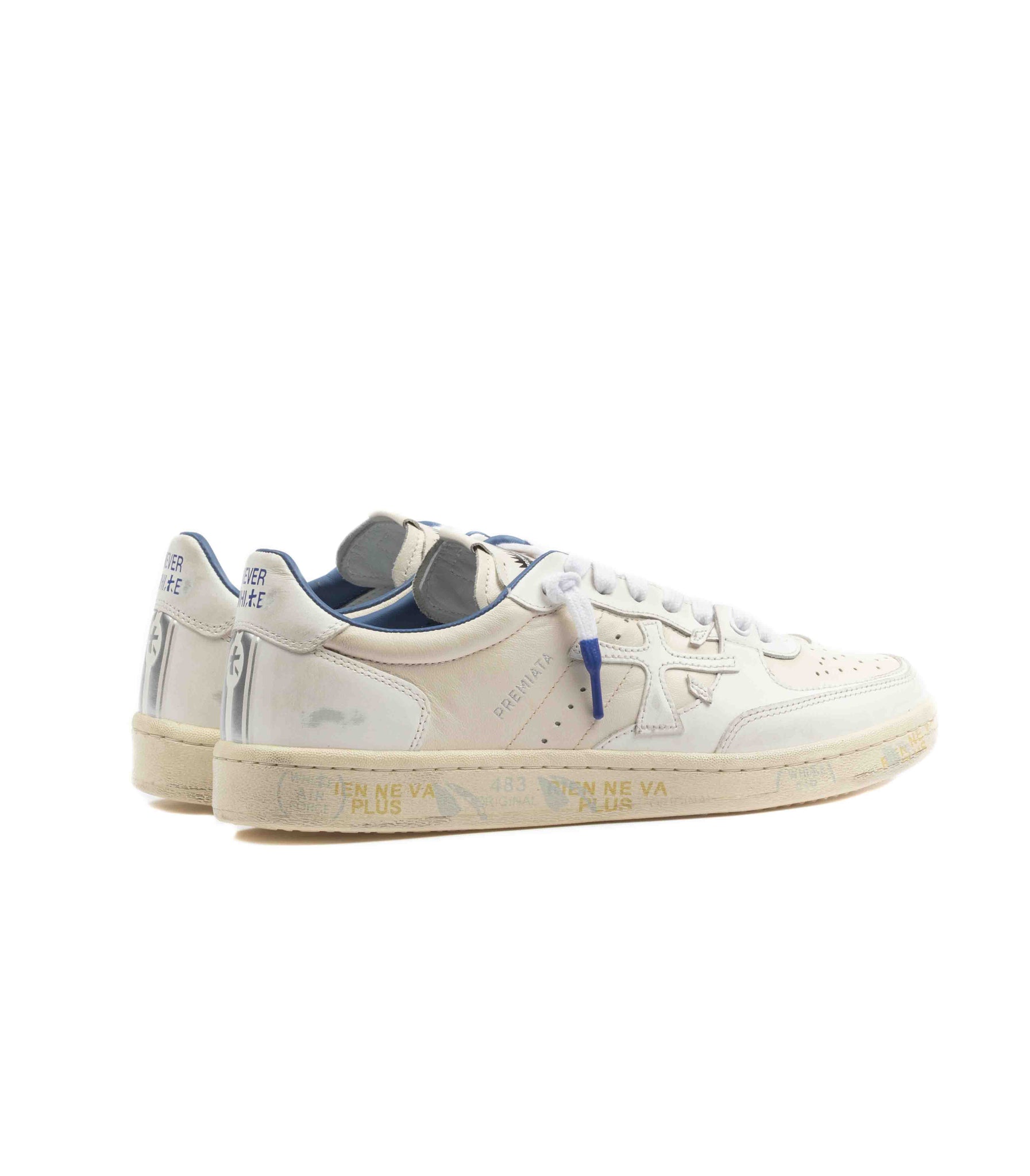 Premiata 7515 Basket Clay Bianco Uomo