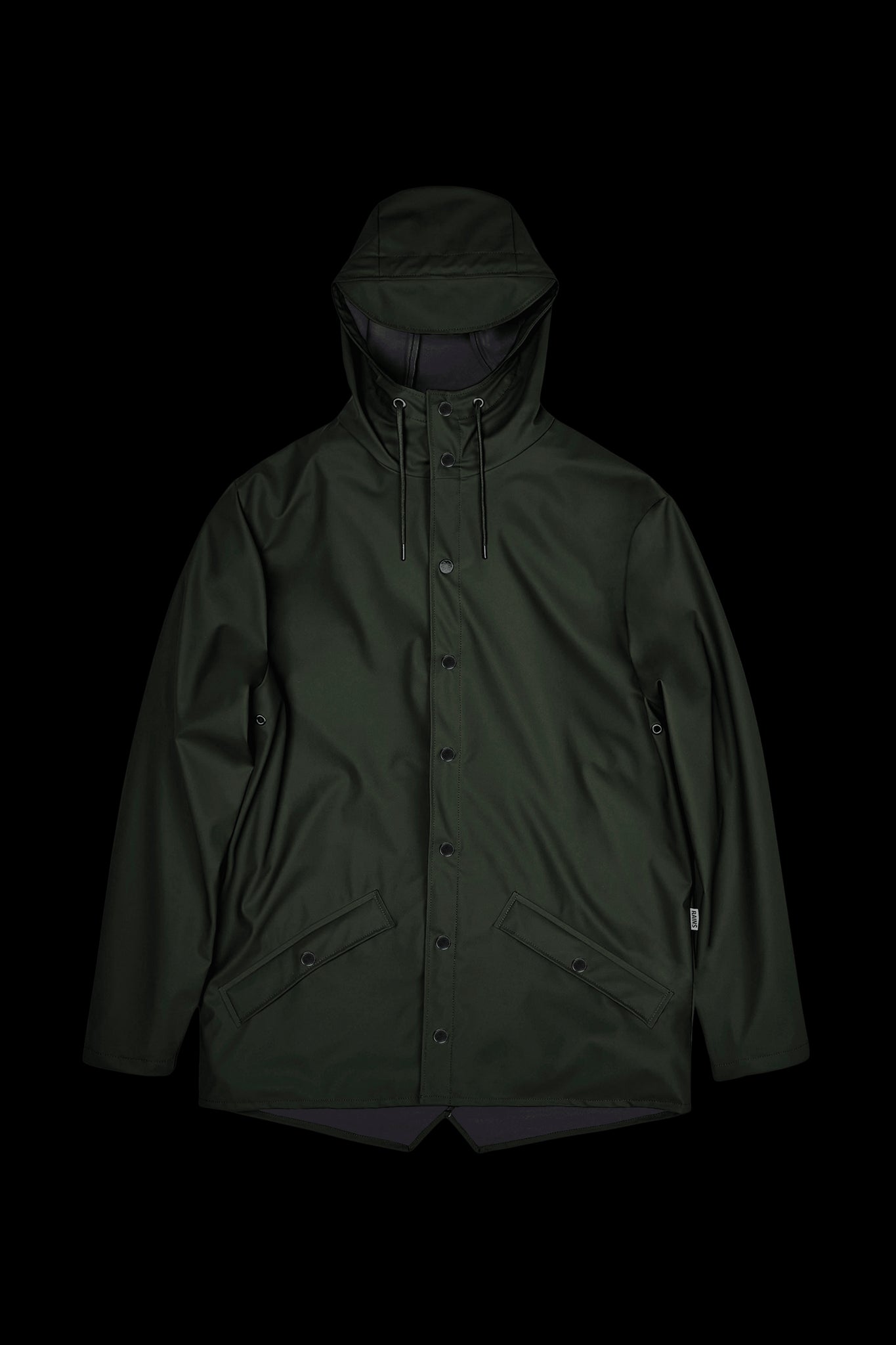 Impermeabile Rains 12010 Bottoni Verde Unisex