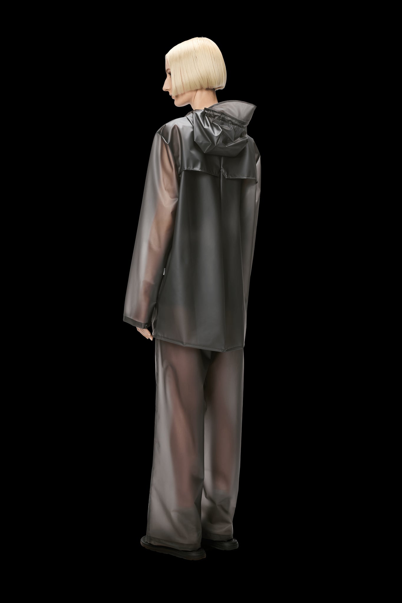 Impermeabile Rains 12010 Bottoni Grigio Unisex