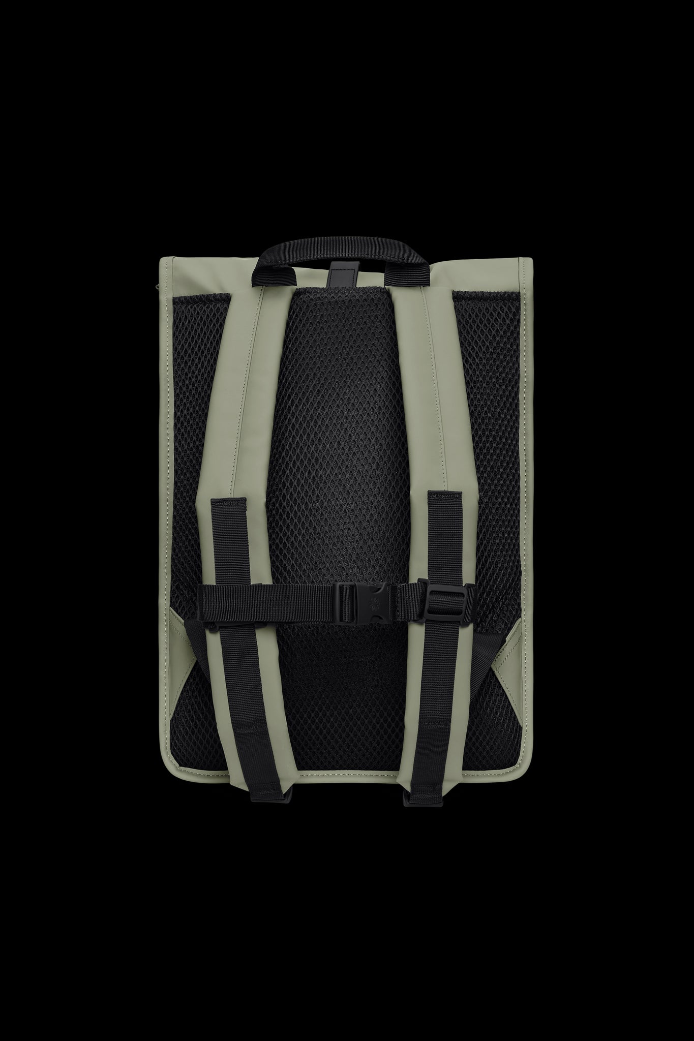 Zaino Rains Rolltop Rucksack Verde Salvia