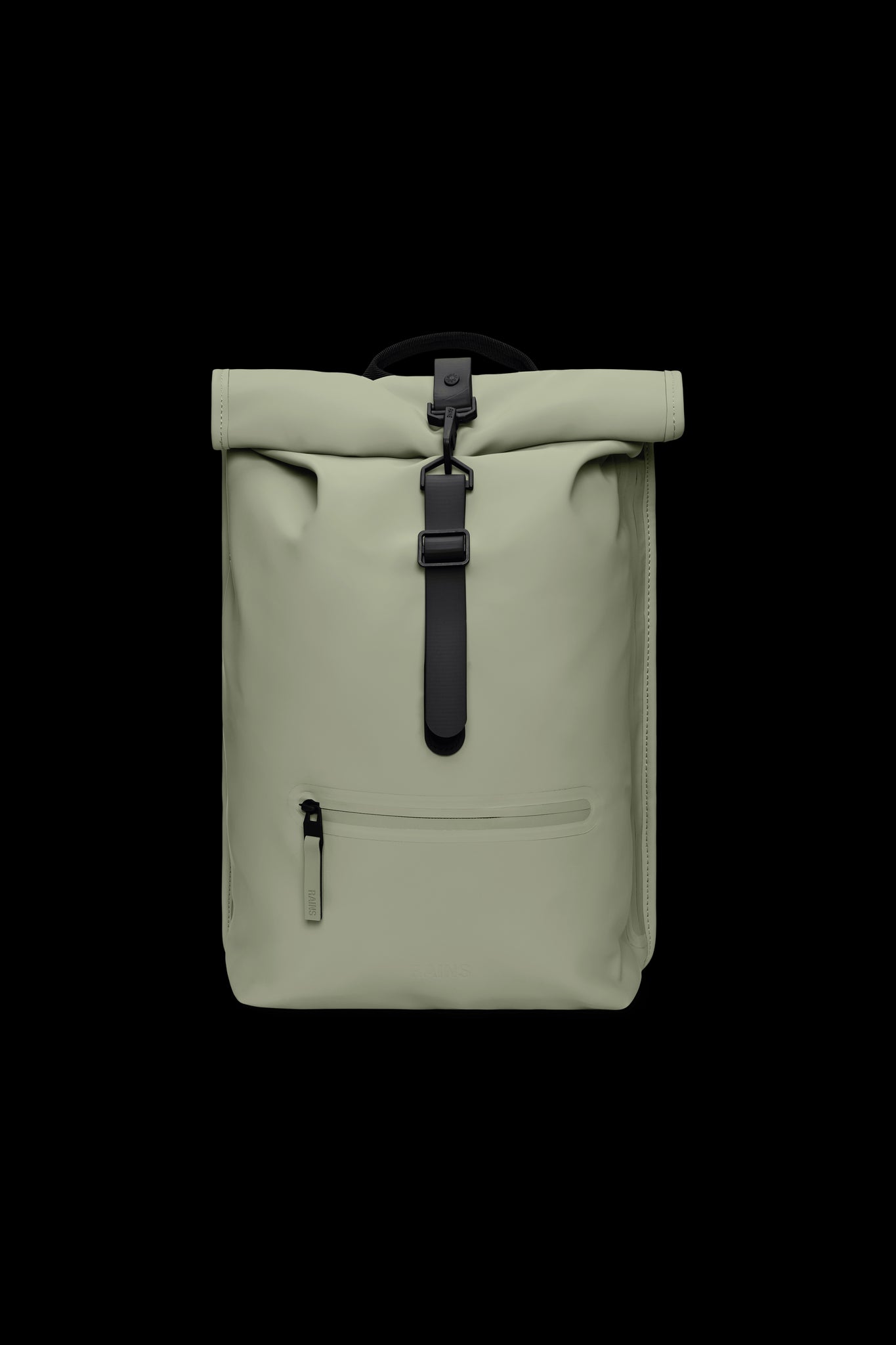 Zaino Rains Rolltop Rucksack Verde Salvia