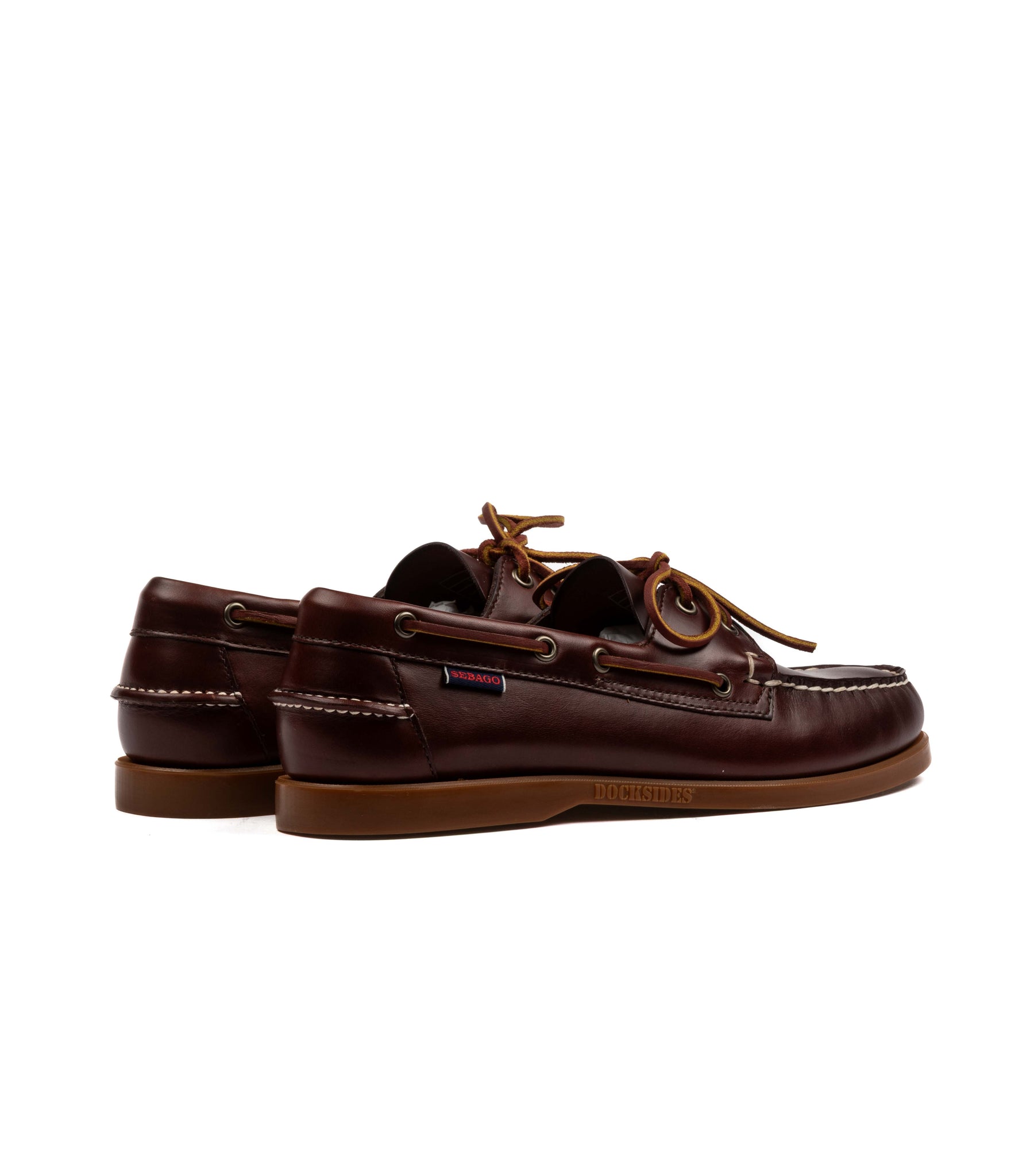 Sebago Docksides Portland Waxed Brown Honey Uomo