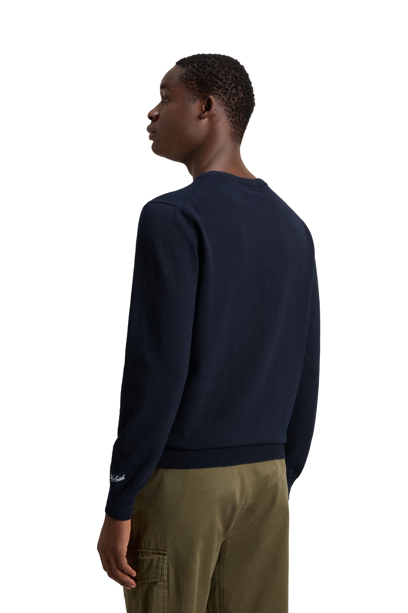 Maglia Woolrich Girocollo In Puro Cotone