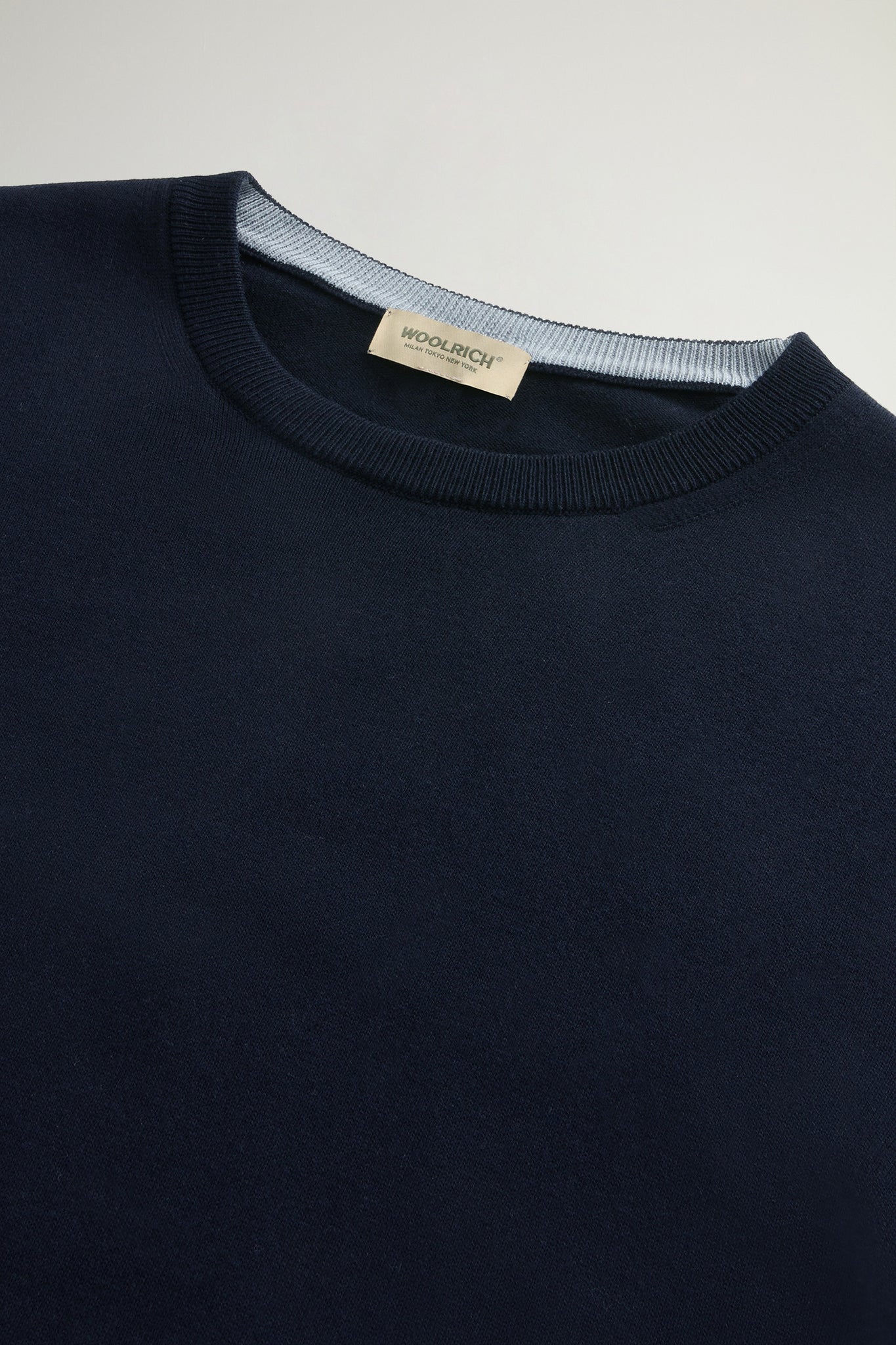 Maglia Woolrich Girocollo In Puro Cotone