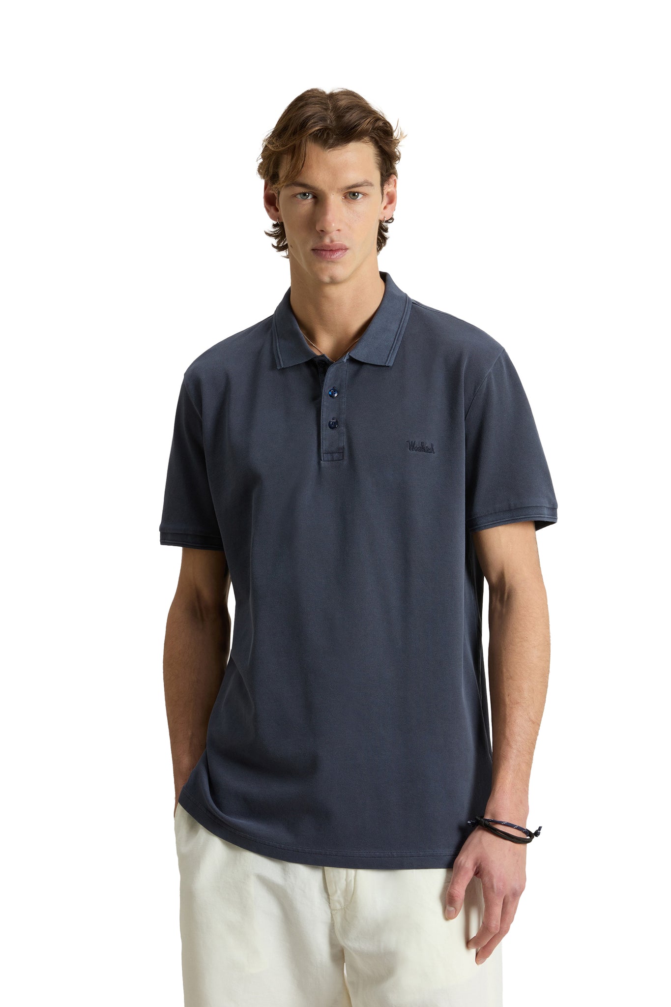 Polo Mackinack In PiquÉ Di Cotone Blu