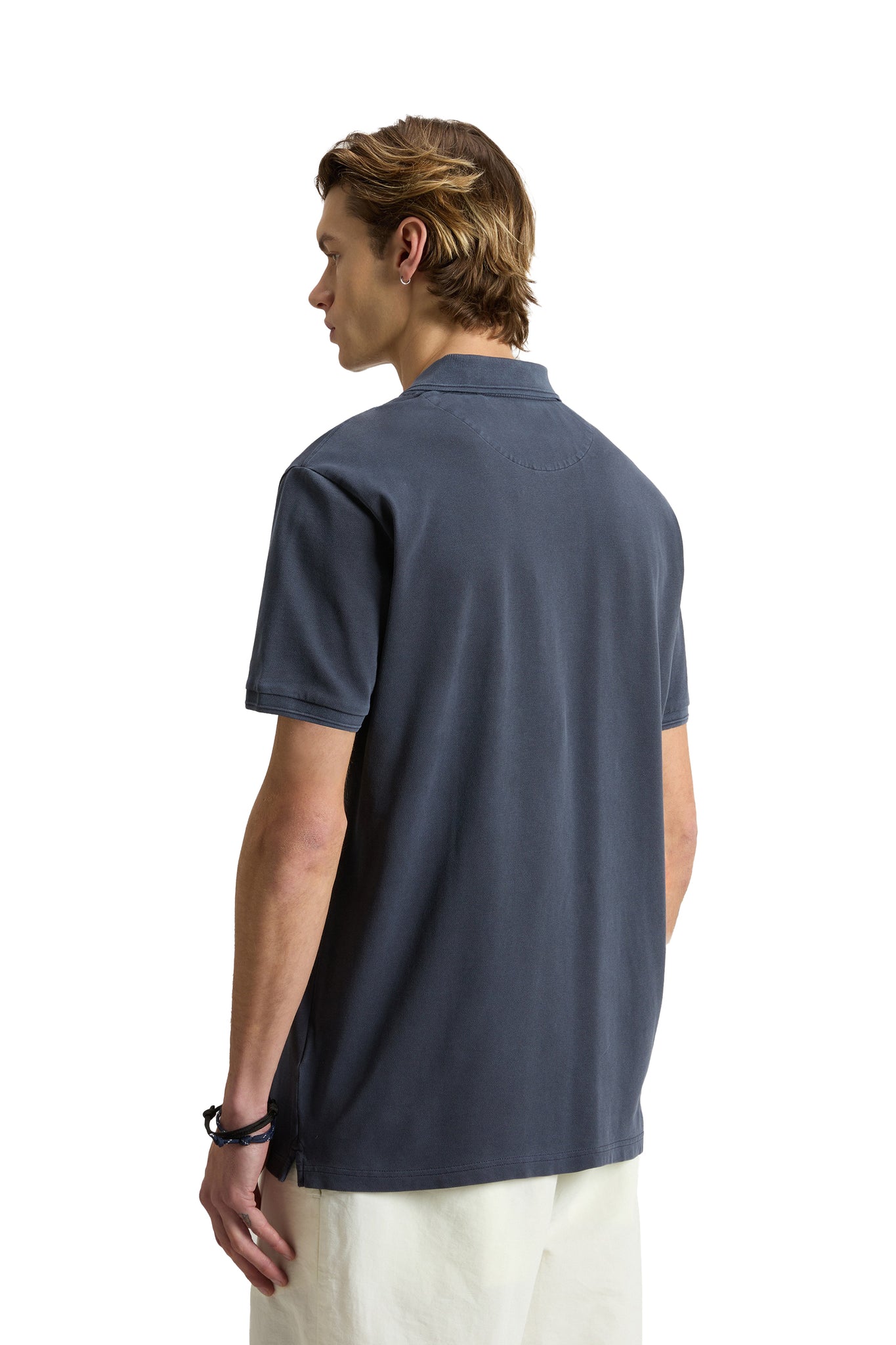 Polo Mackinack In PiquÉ Di Cotone Blu