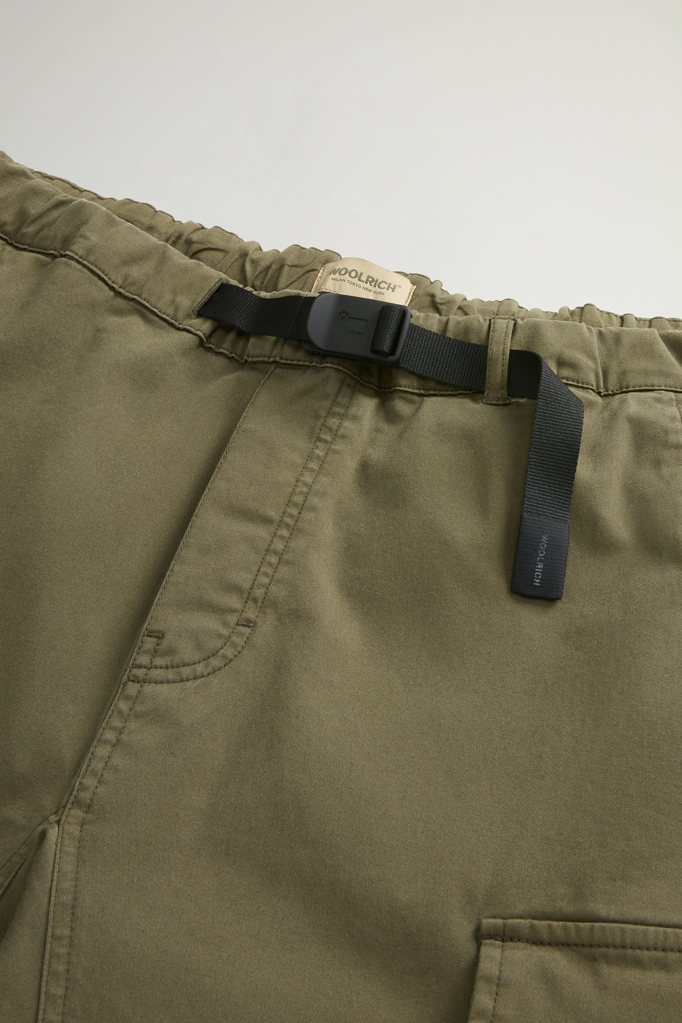 Pantaloni Cargo Tinti In Capo Woolrich