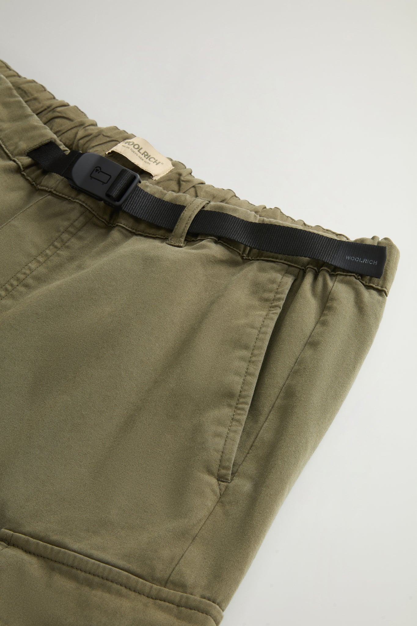Pantaloni Cargo Tinti In Capo Woolrich