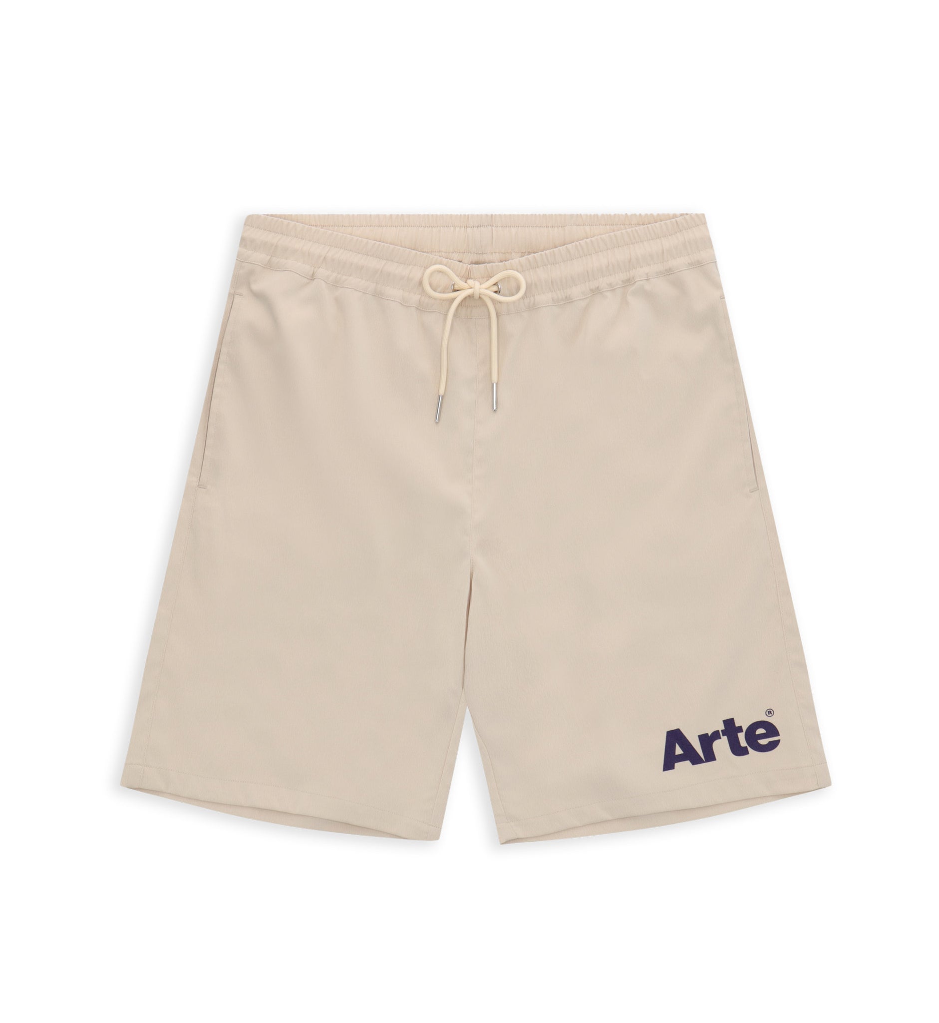 Pantaloni Cort Arte Antwerp Samuel Logo Shorts Crema