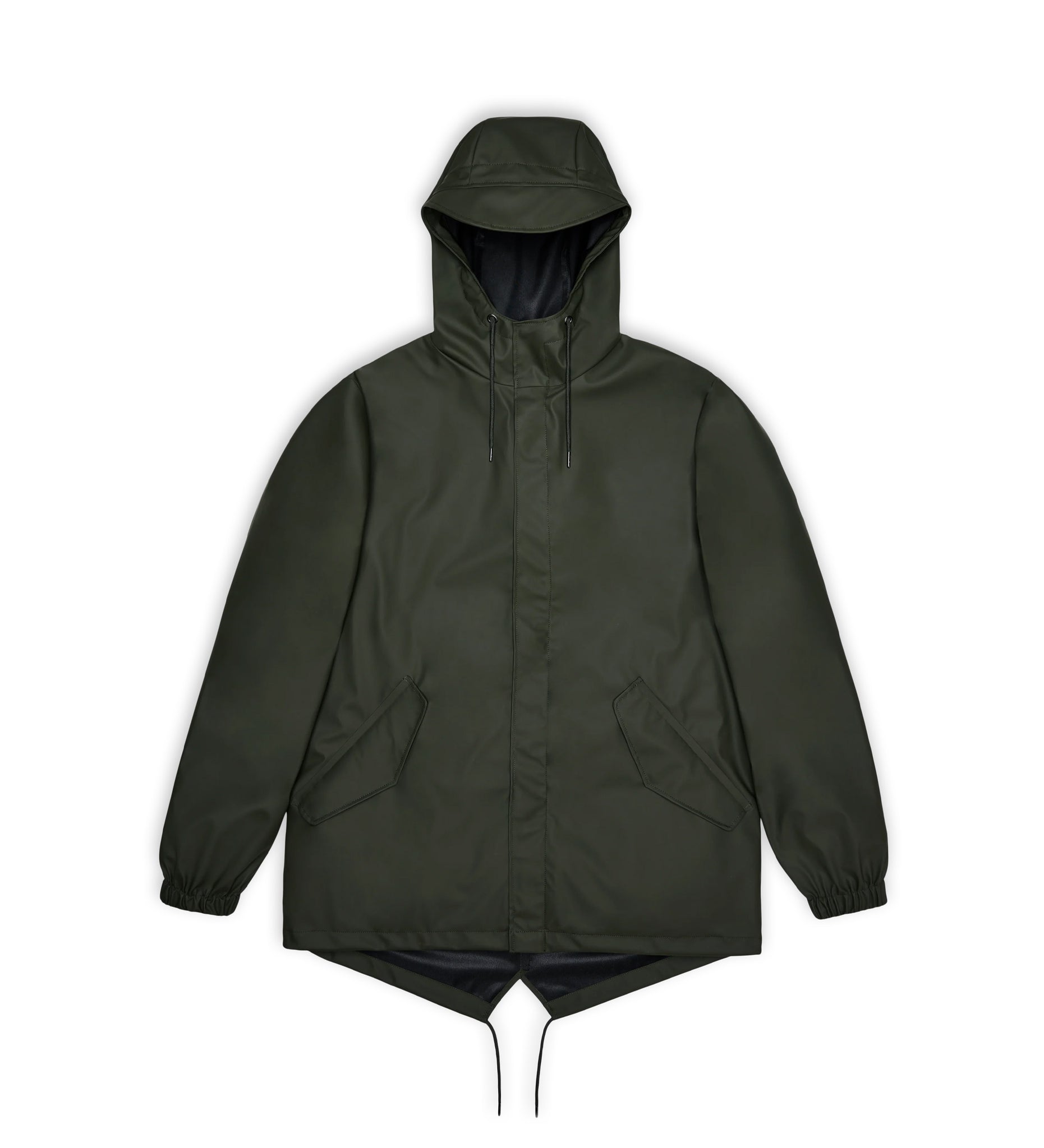 Giacca Rains Impermeabile Fishtail Verde