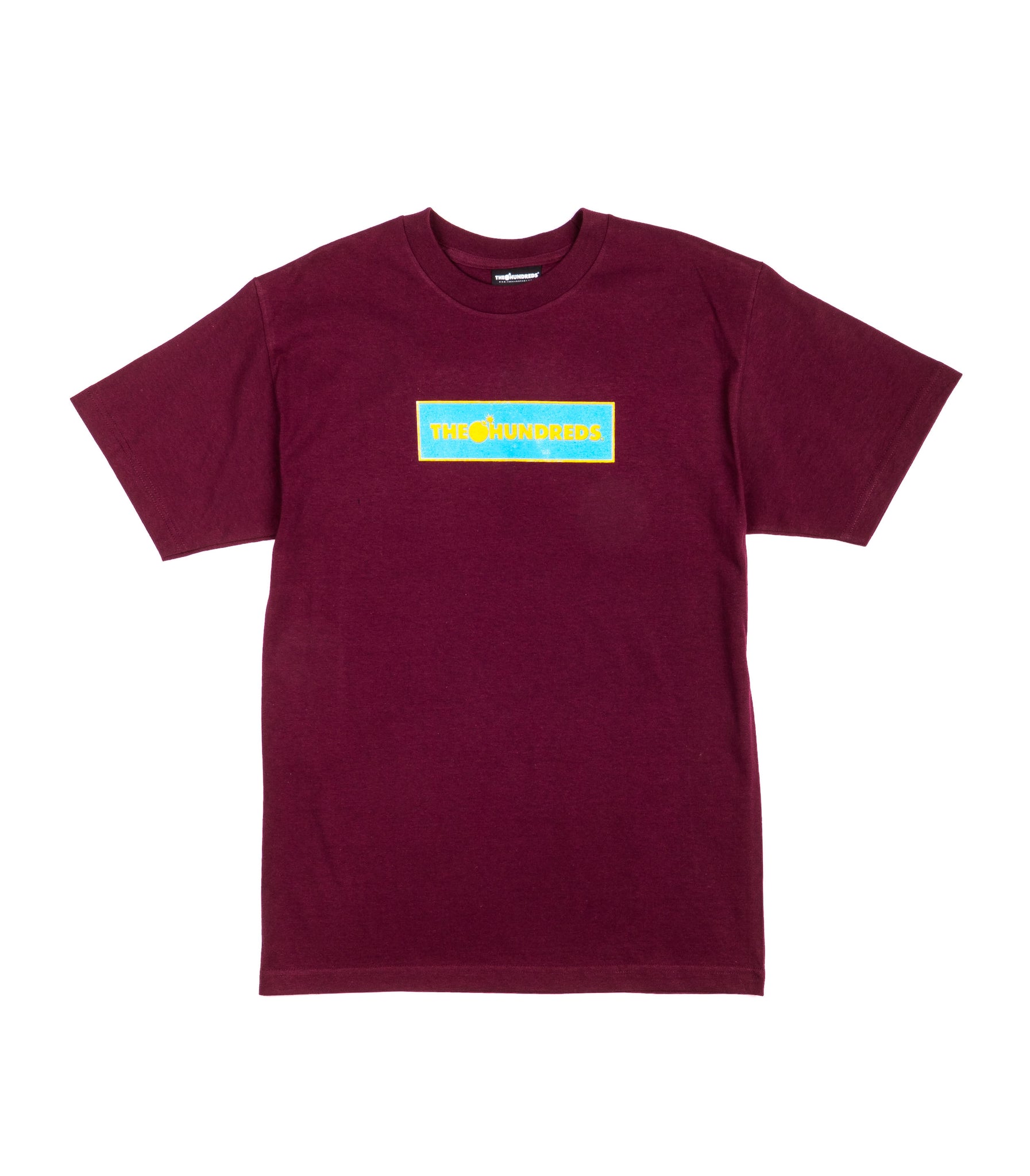 The Hundreds Corners T-Shirt Burgundy