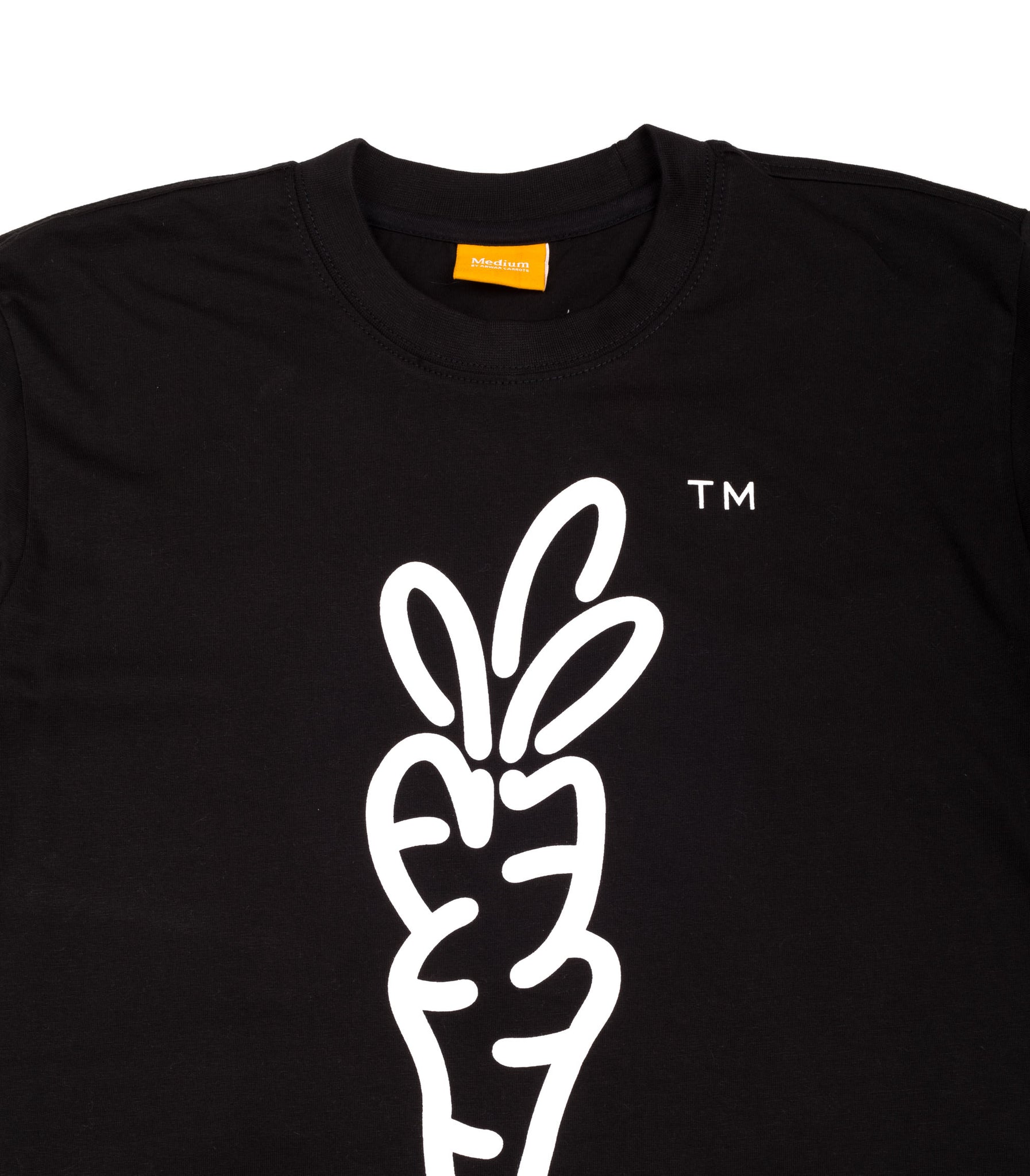 T-Shirt Carrots Signatore Nero