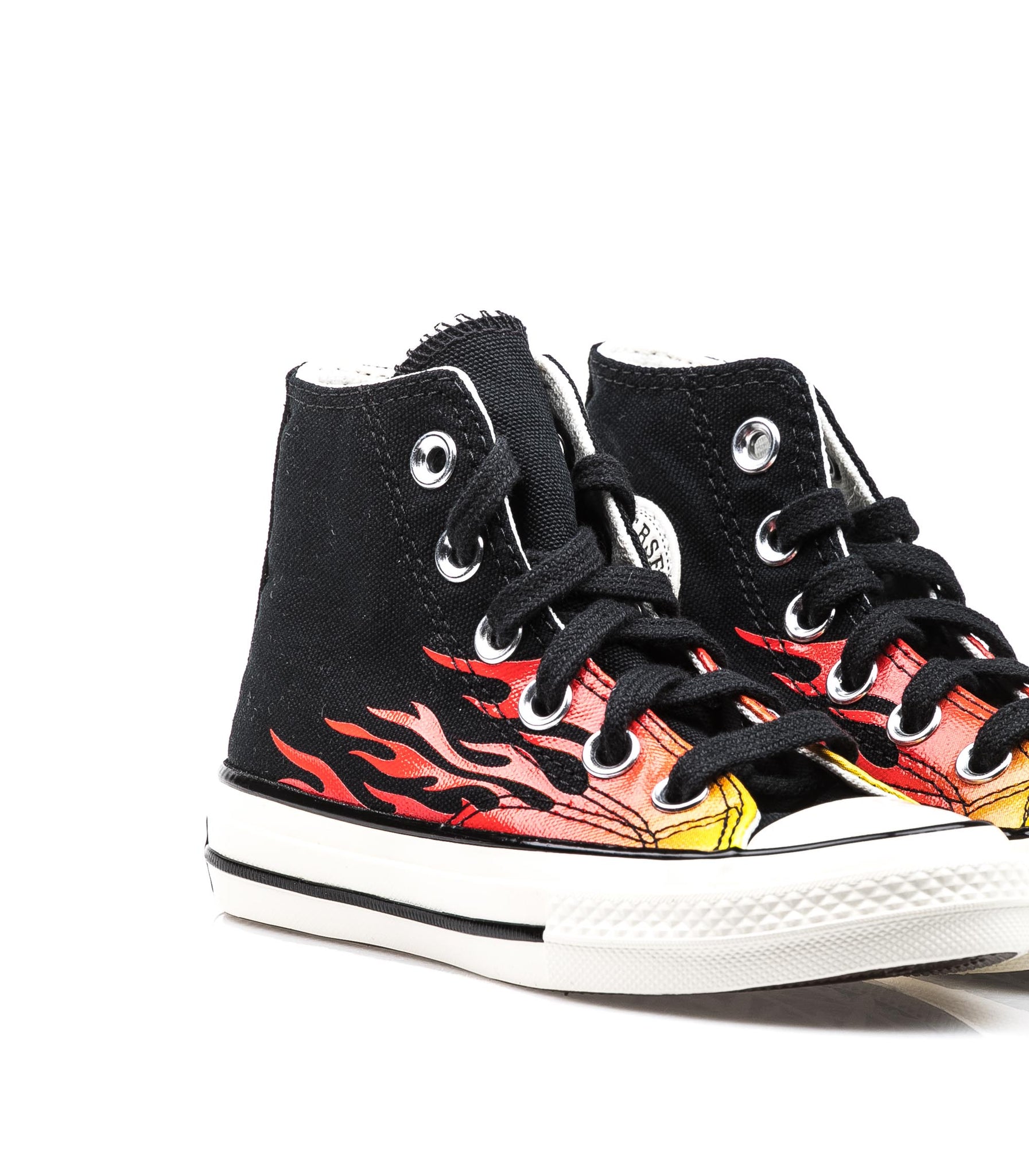 Converse Chuck 70 Black Enamel Red Egret Bambino