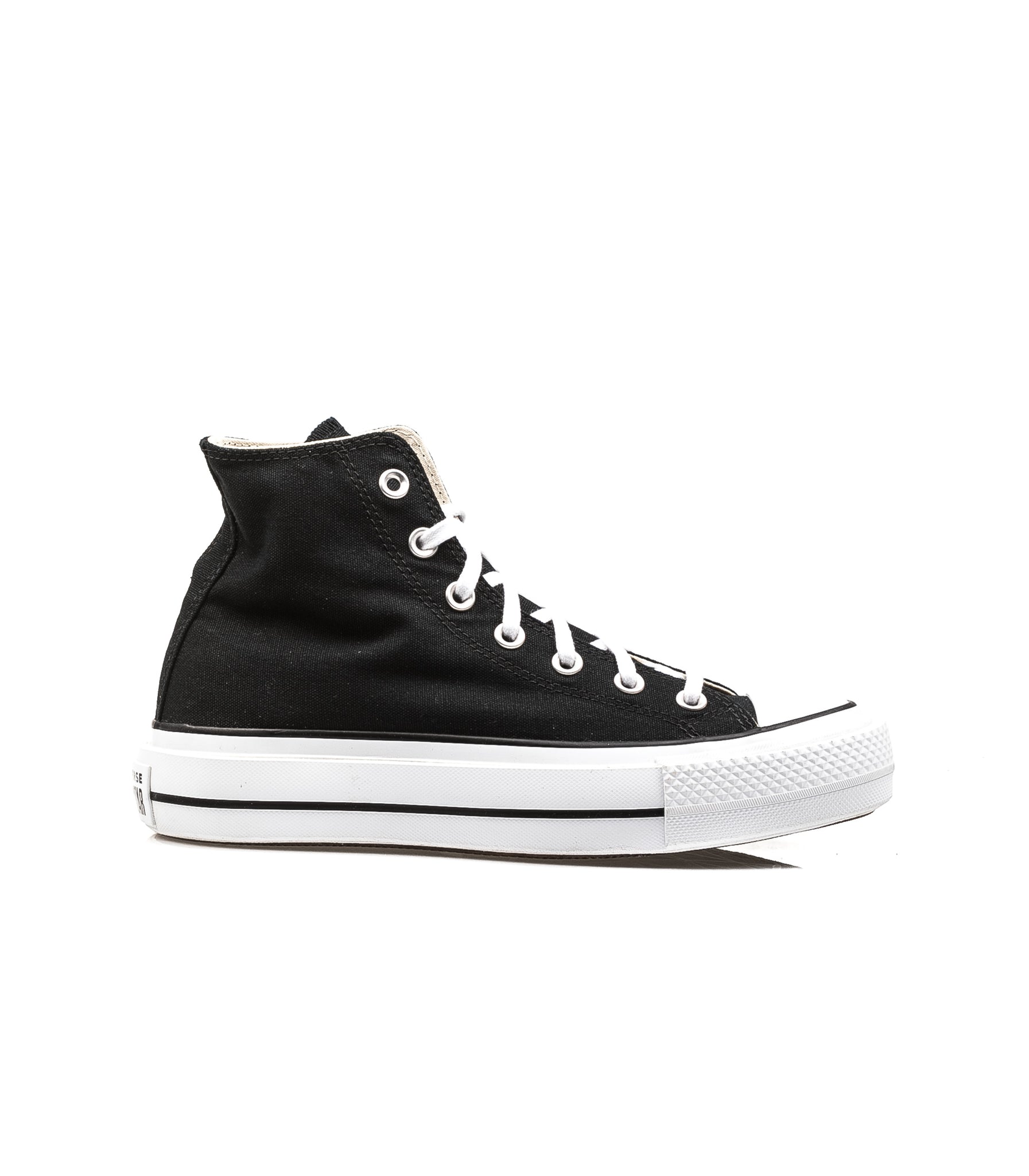 Converse Chuck Taylor All Star Highstep Ltd Black Double Foxing Nero Donna