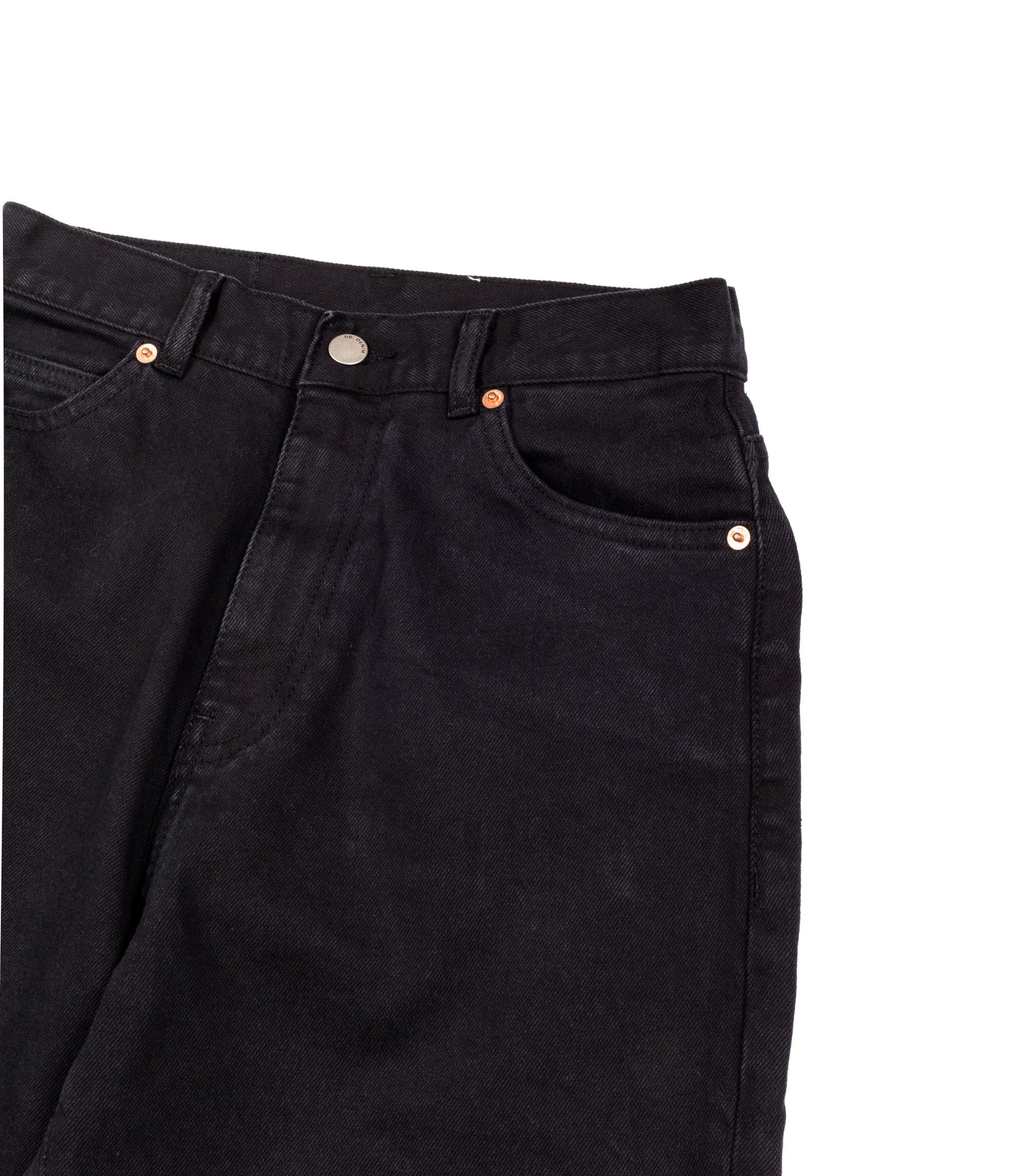 Dr Denim Jeans Nora Dad Fit Retro Black Donna