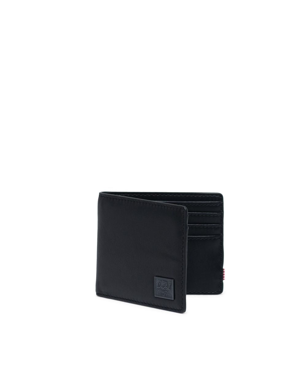 Portafogli Herschel Hank In Vera Pelle Nero