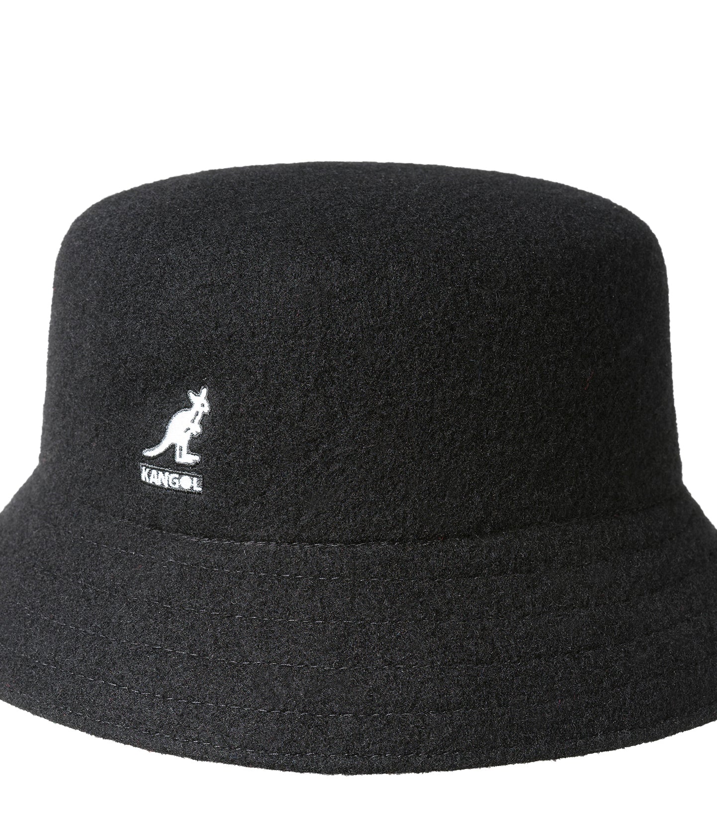 Cappello Kangol Bucket Lahinch In Lana Nero
