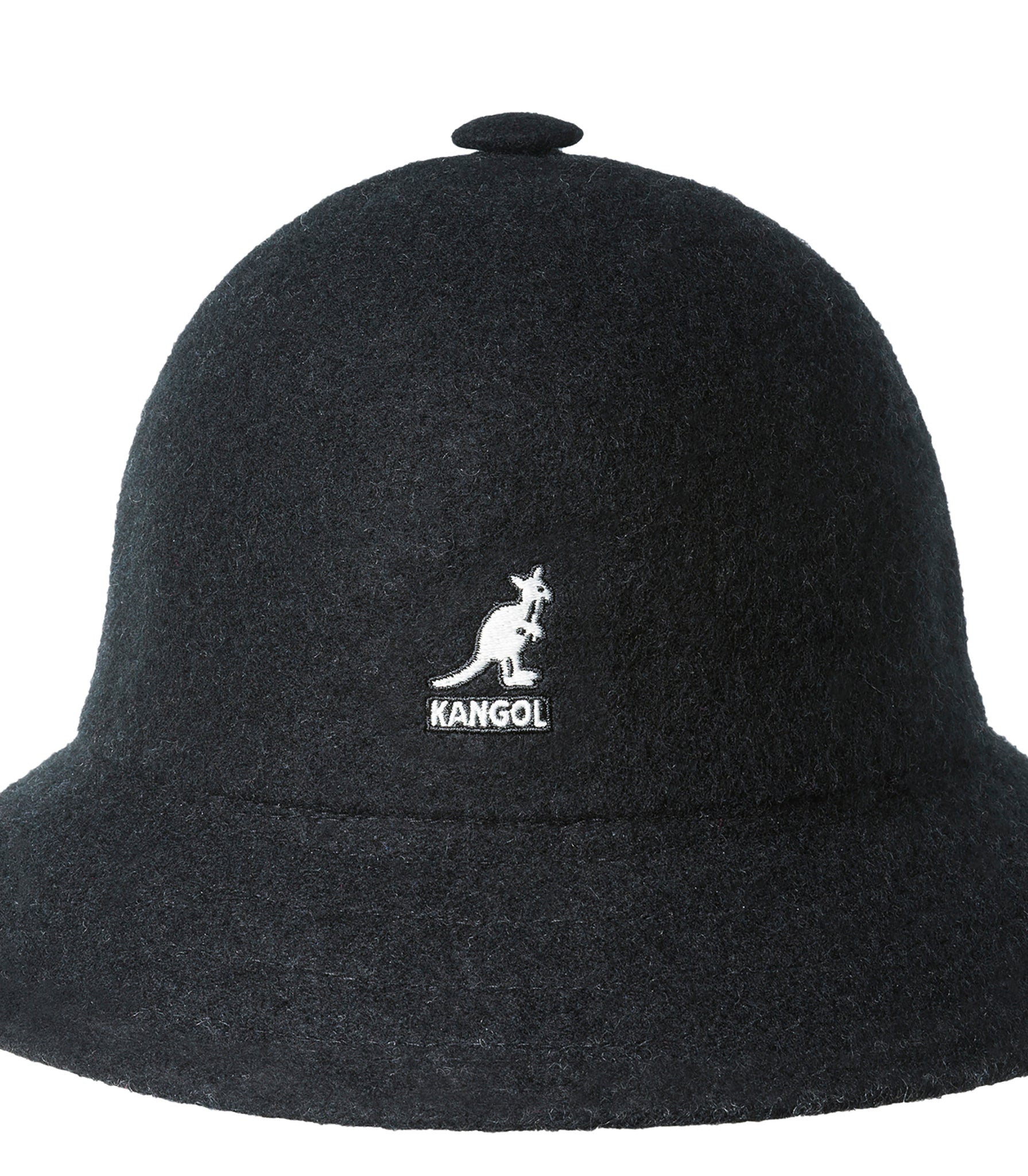 Cappello Kangol Wool Casual In Lana Nero