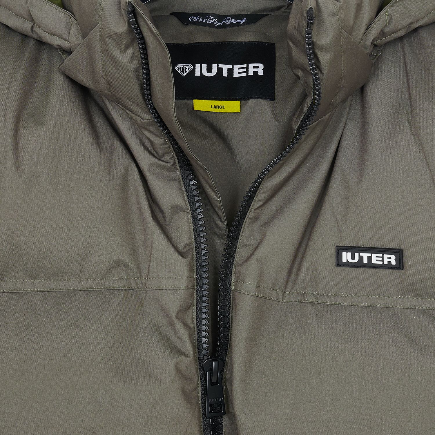 Iuter Puff Jacket Verde Militare Uomo
