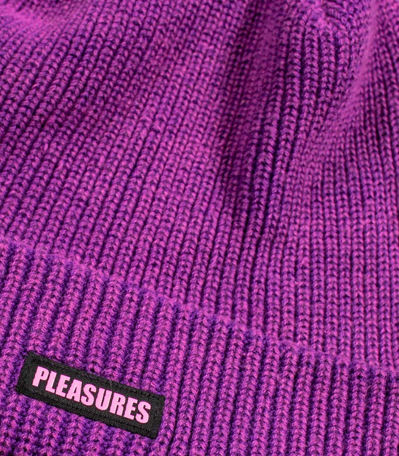 Cuffia Pleasures Impact Logo Beanie Viola