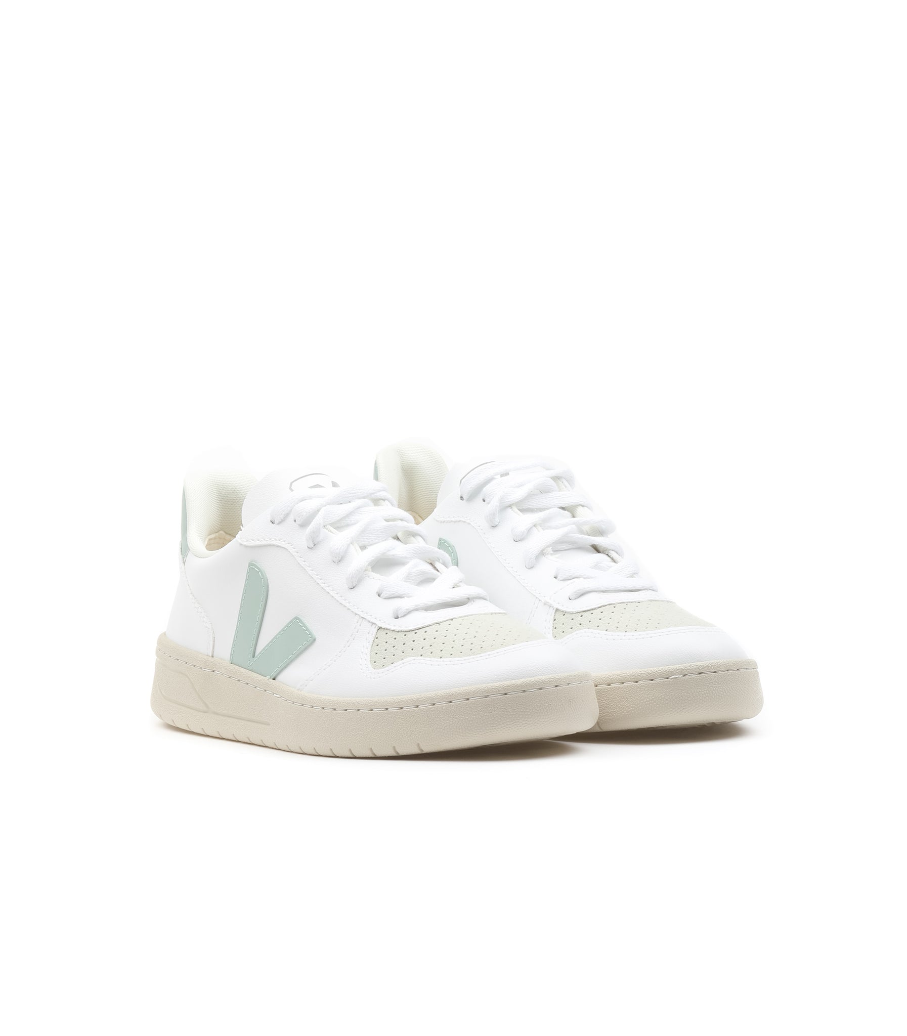 Veja V-10 Leather Bianco Donna