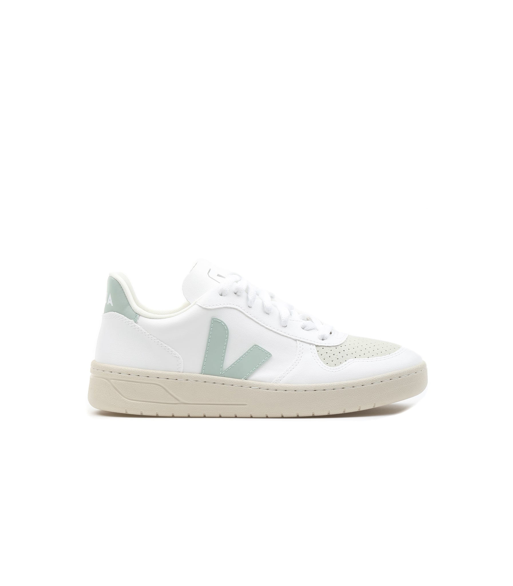 Veja V-10 Leather Bianco Donna