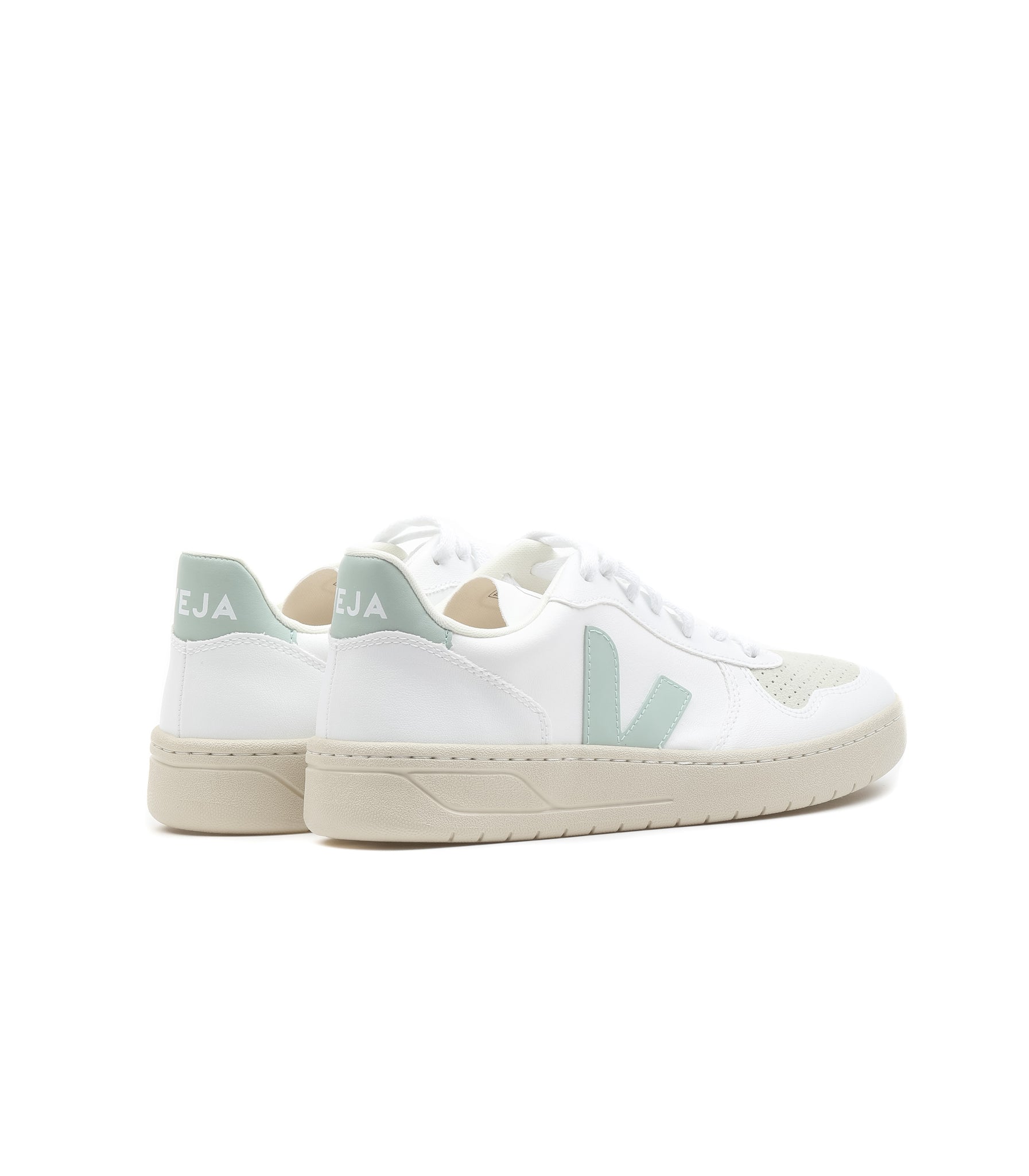 Veja V-10 Leather Bianco Donna