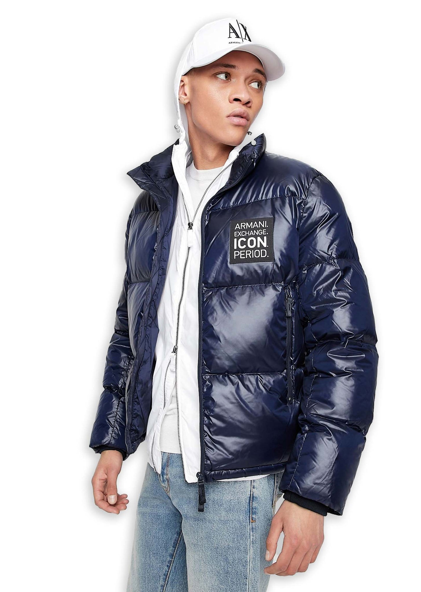 Armani Exchange Piumino Lungo Uomo Blu Piumino Uomo Piumino Armani