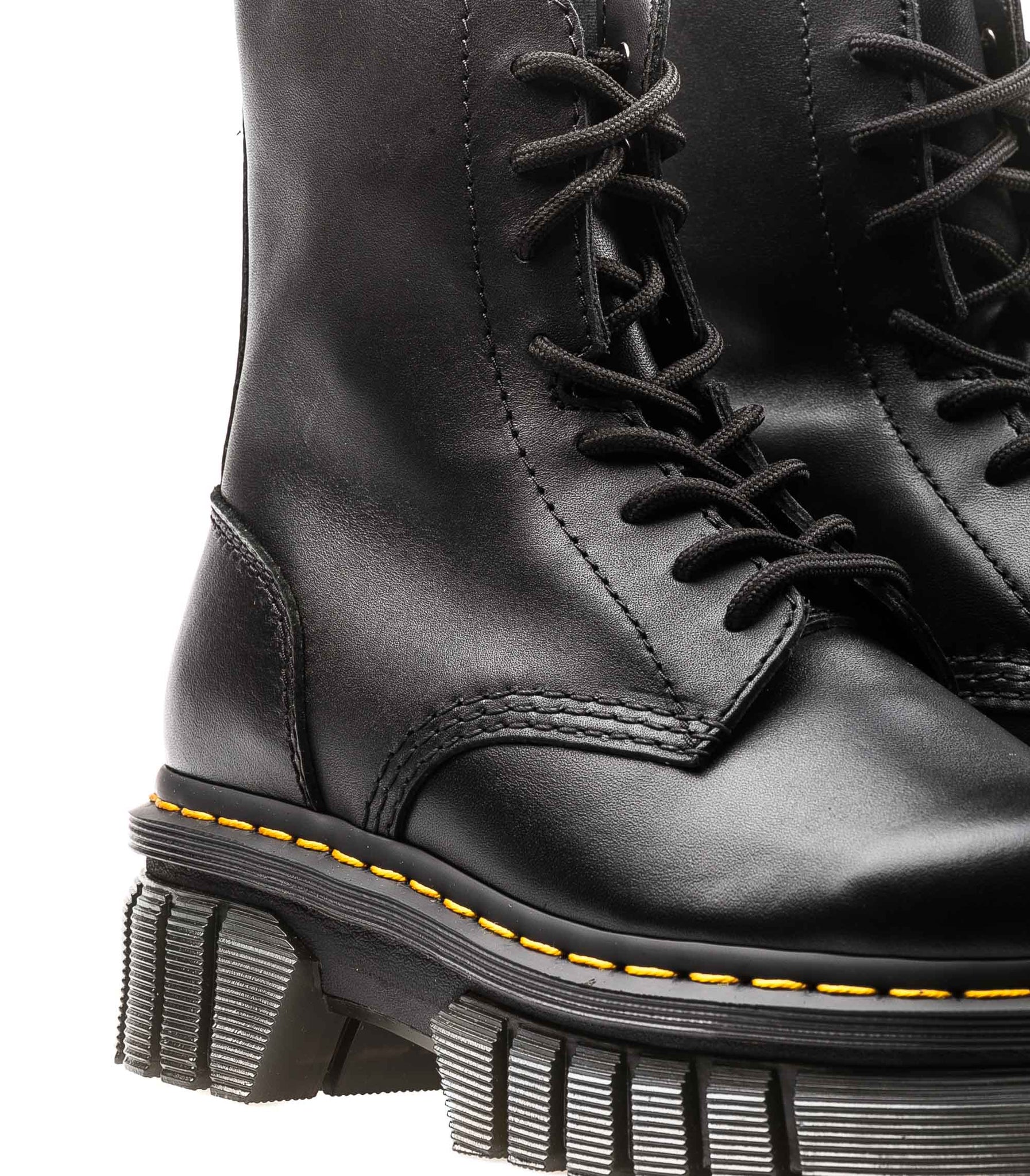 Dr Martens Audrick 8-Eye Nappa Lux 8 Fori Nero Donna
