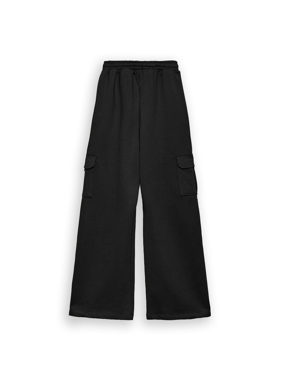 Pantalone Tuta Cargo Hinnominate Palazzo Nero Donna