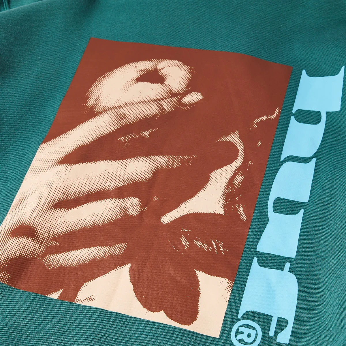Felpa Cappuccio Huf Street Knowledge  Hoodie Verde