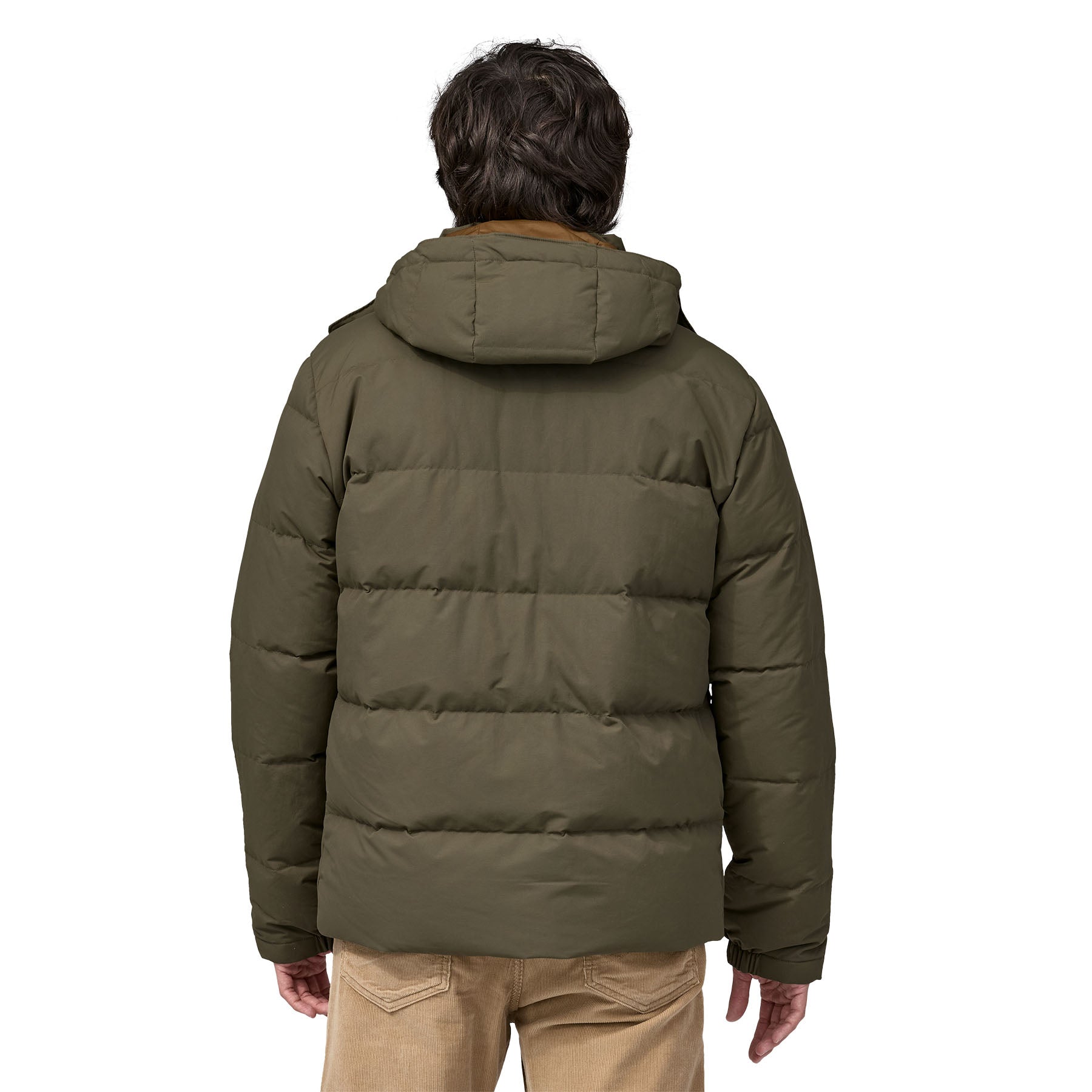 Piumino Patagonia Downdrift Verde Militare Uomo