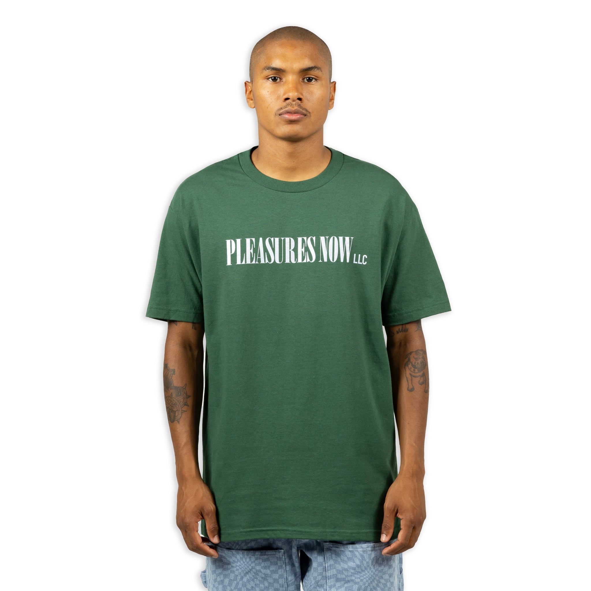 Pleasures Dark Green Llc T-Shirt