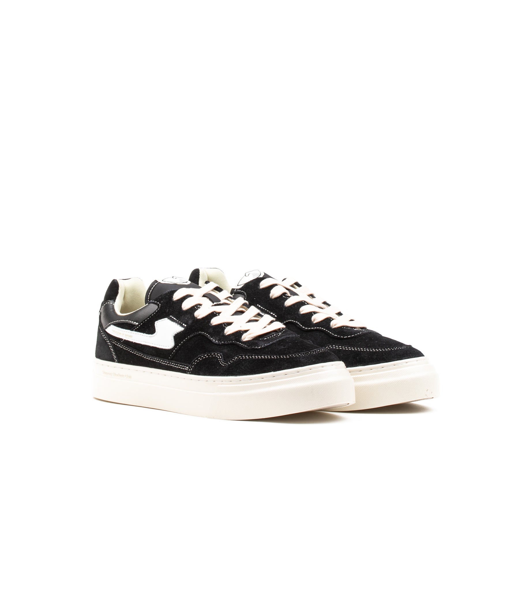 Stepney Workers Club Pearl S-Strike Suede Nero