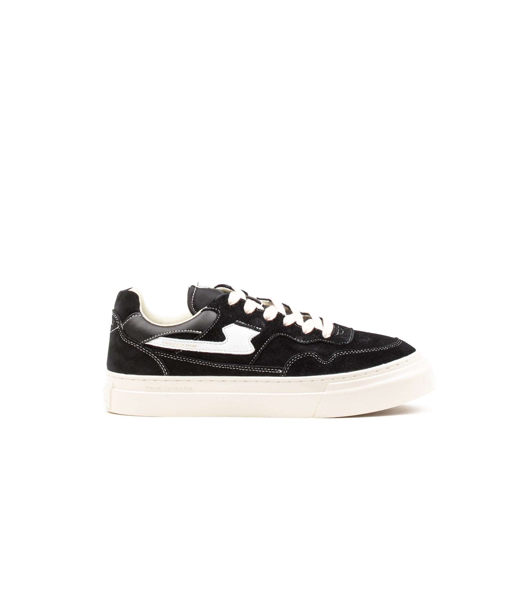 Stepney Workers Club Pearl S-Strike Suede Nero