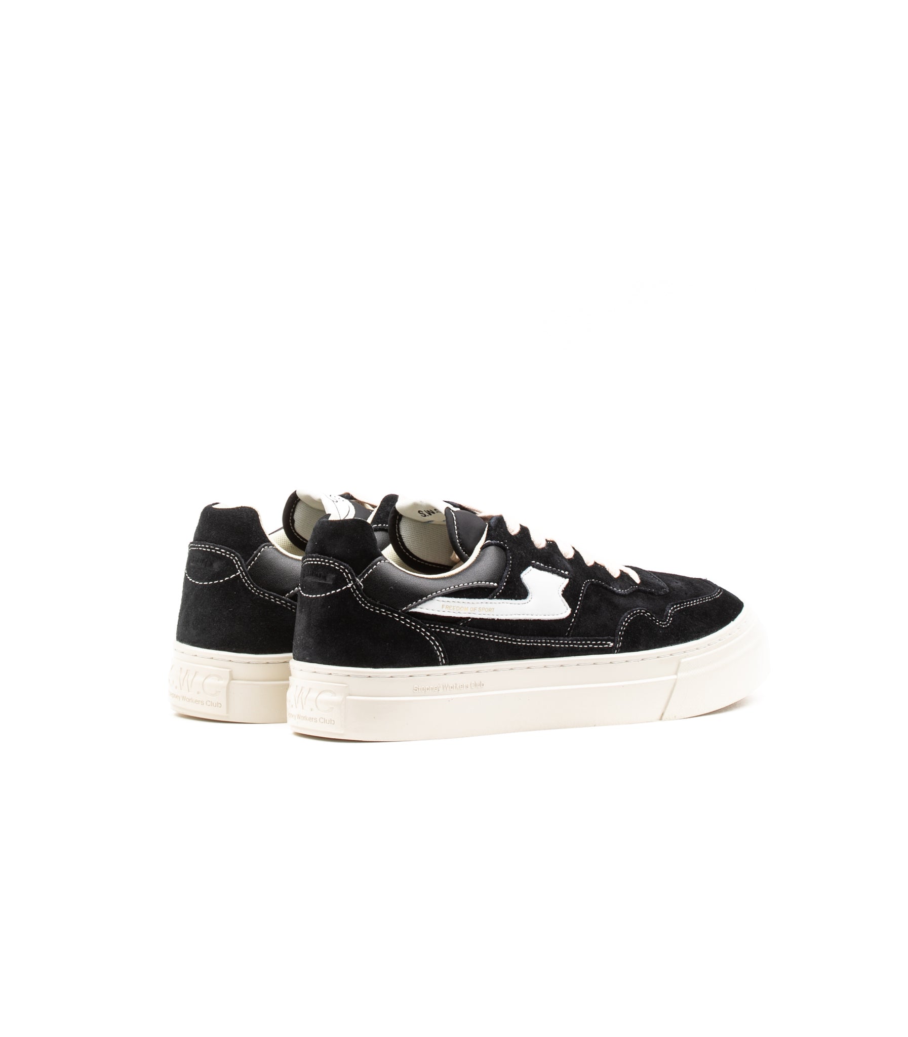 Stepney Workers Club Pearl S-Strike Suede Nero