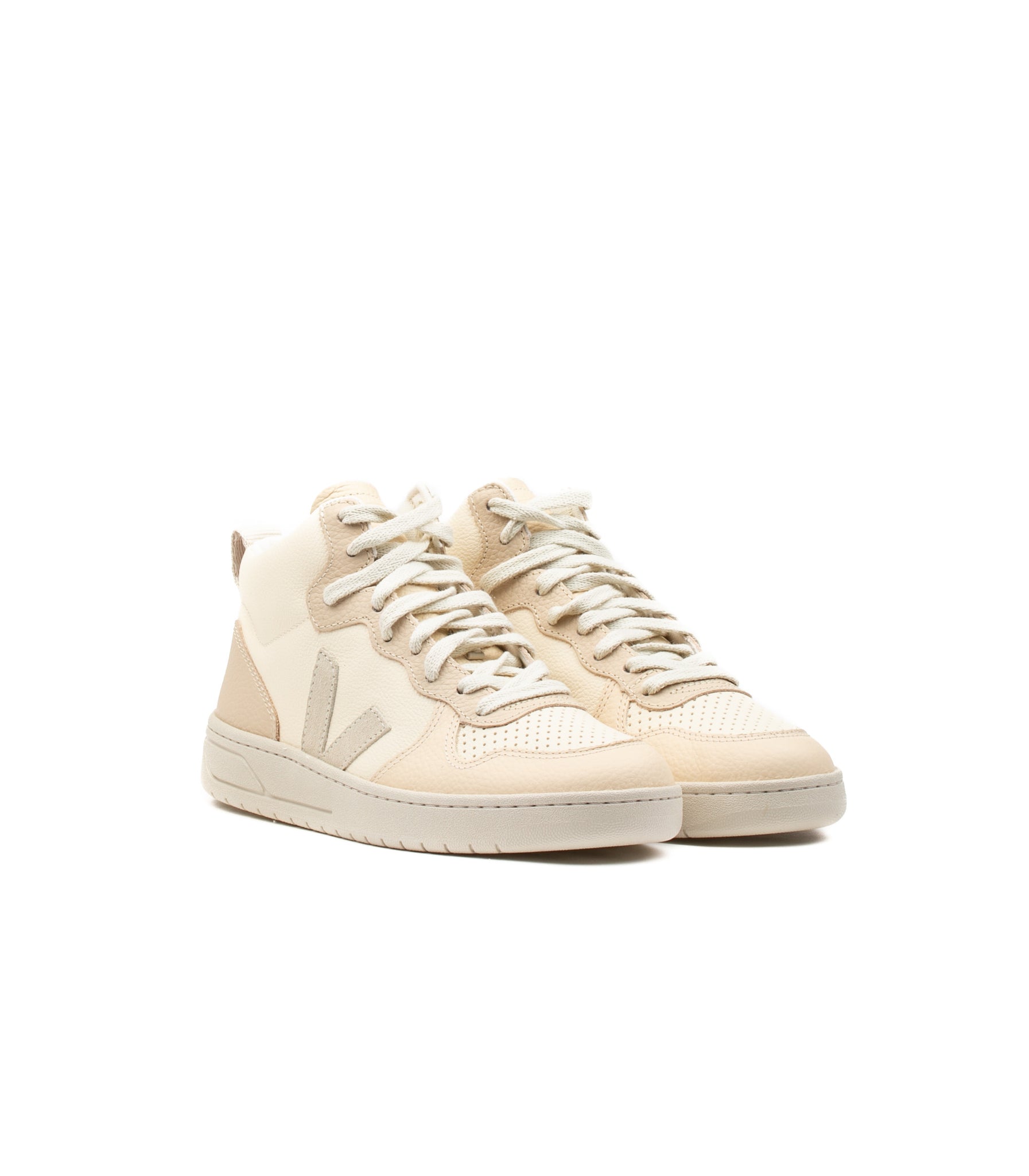 Veja V-15 Chromefree Leather Cashew Pierre Multicolor Donna