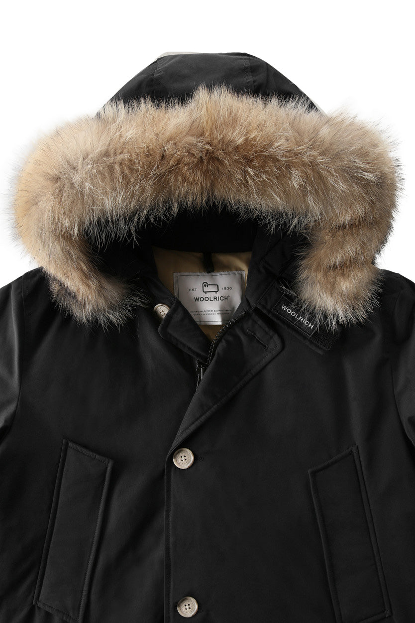 Woolrich Arctic Parka Detachable Fur Nero Uomo