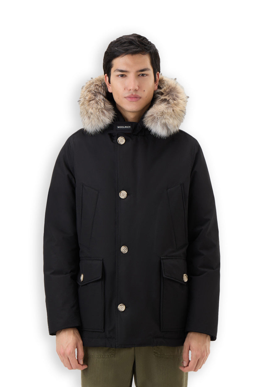 Woolrich Arctic Detachable Fur Anorak Nero Uomo