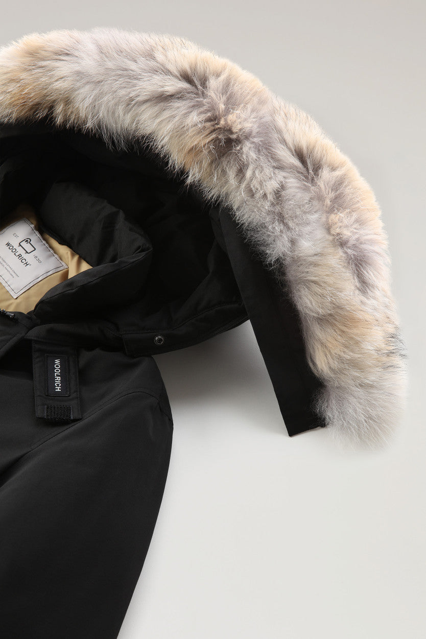 Woolrich Arctic Detachable Fur Anorak Nero Uomo