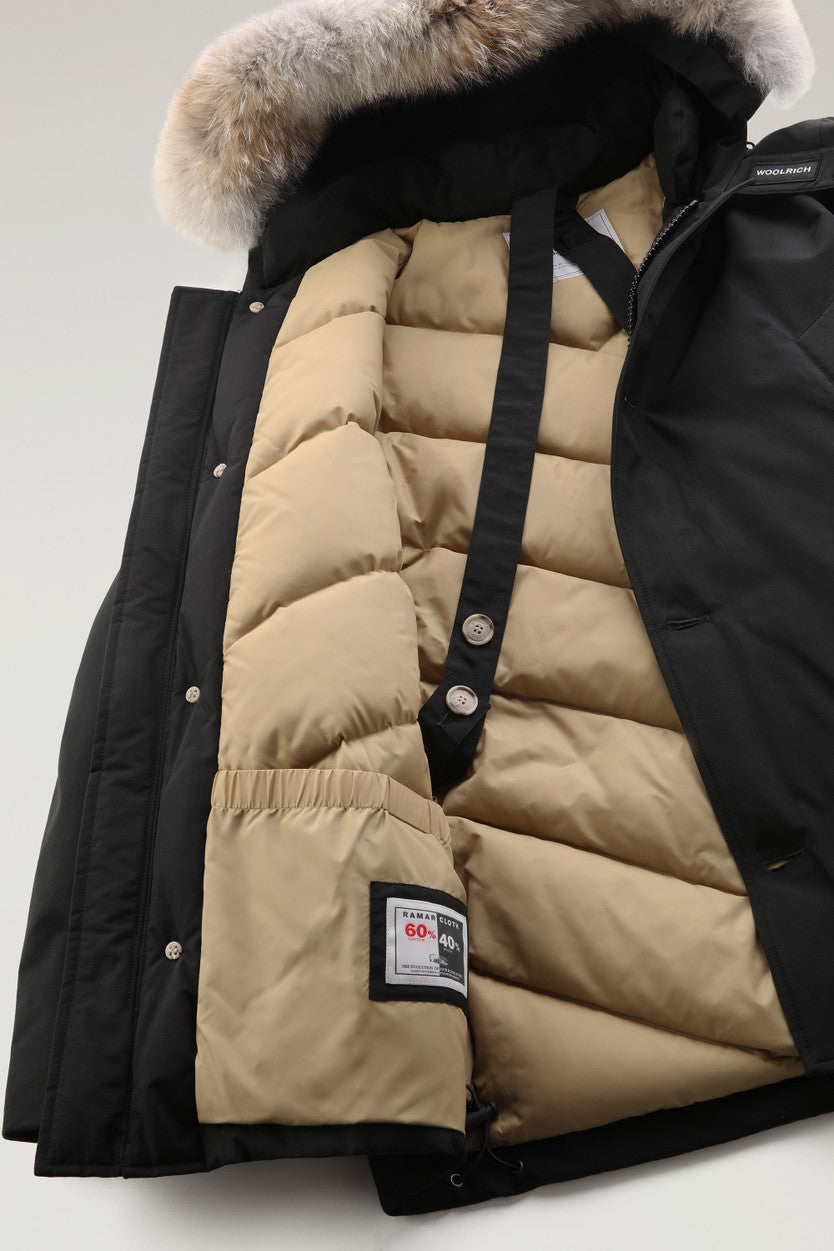 Woolrich Arctic Detachable Fur Anorak Nero Uomo