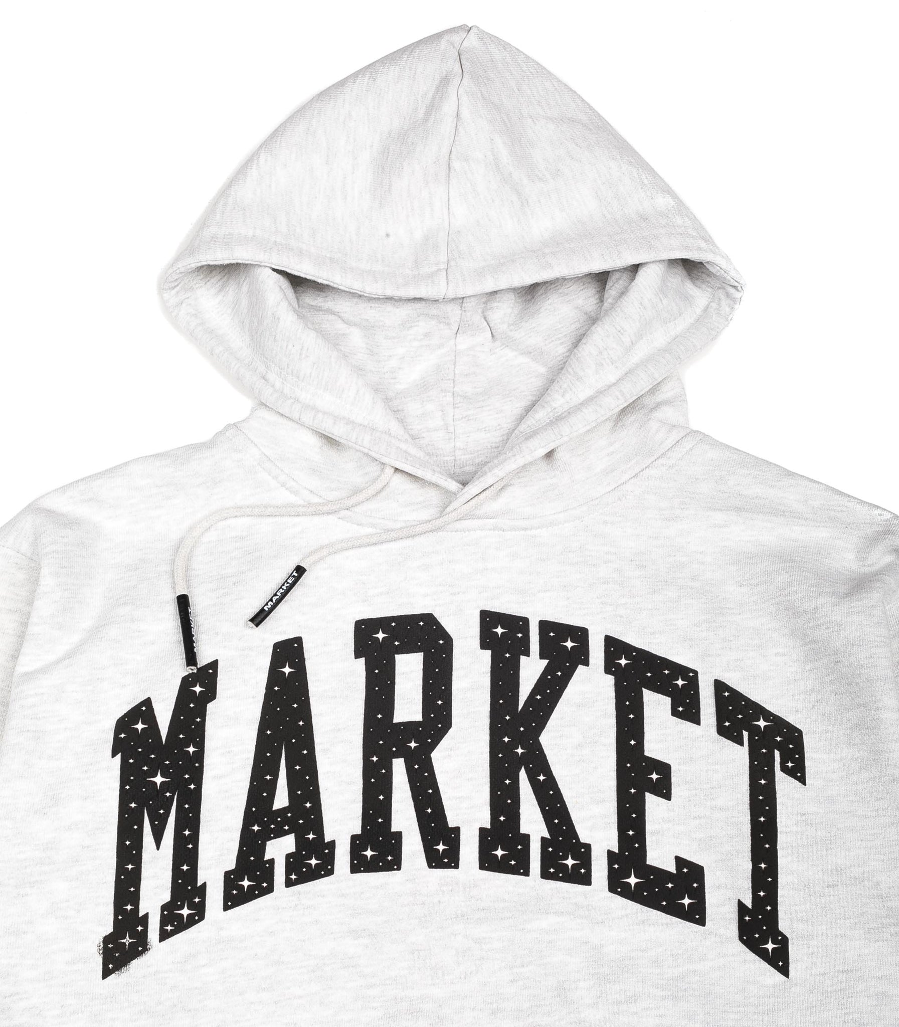 Market Arc Puff Hoodie Grigio Uomo